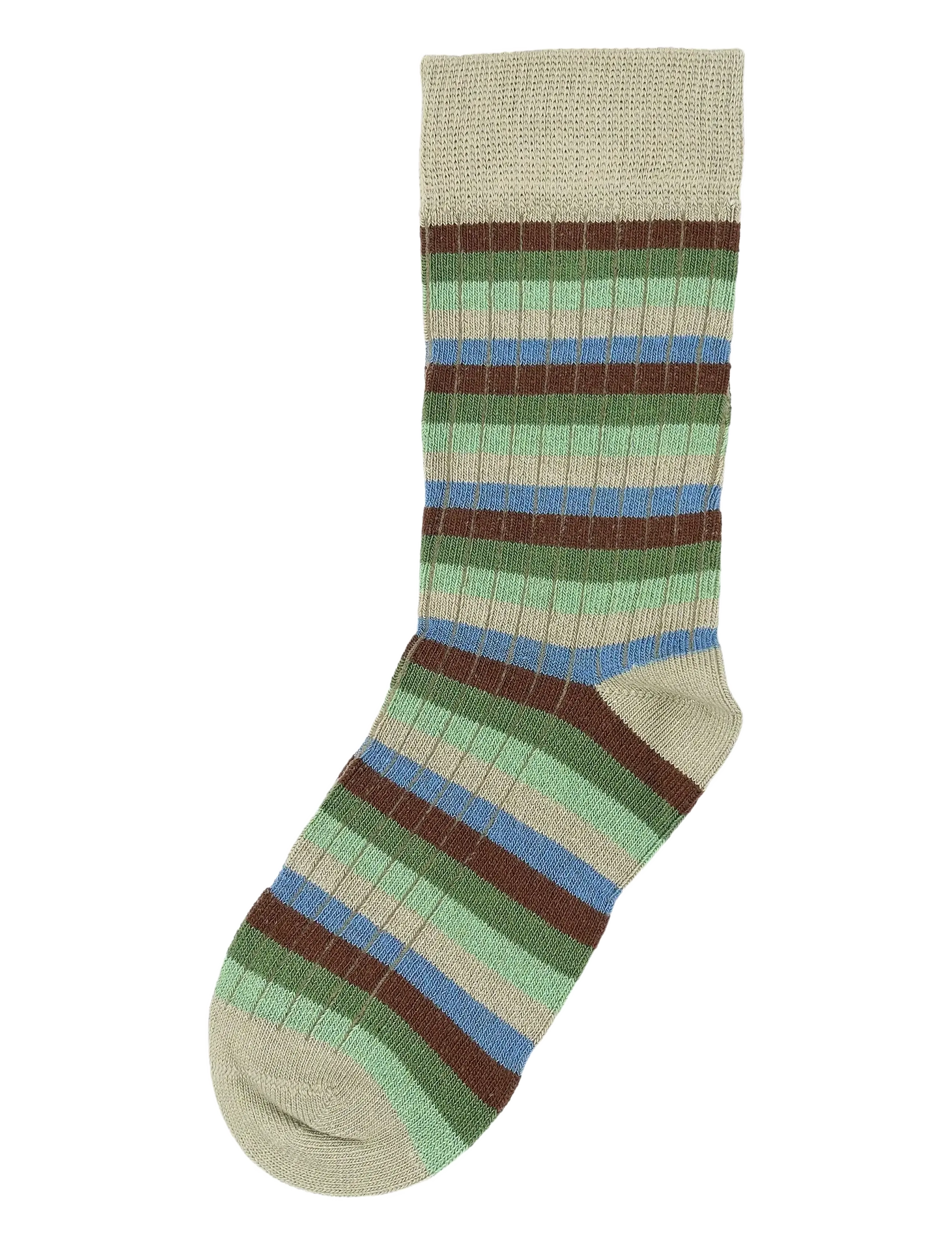 minipop - MiniPop® Bamboo Multi stripe socks - laveste priser - green - 1