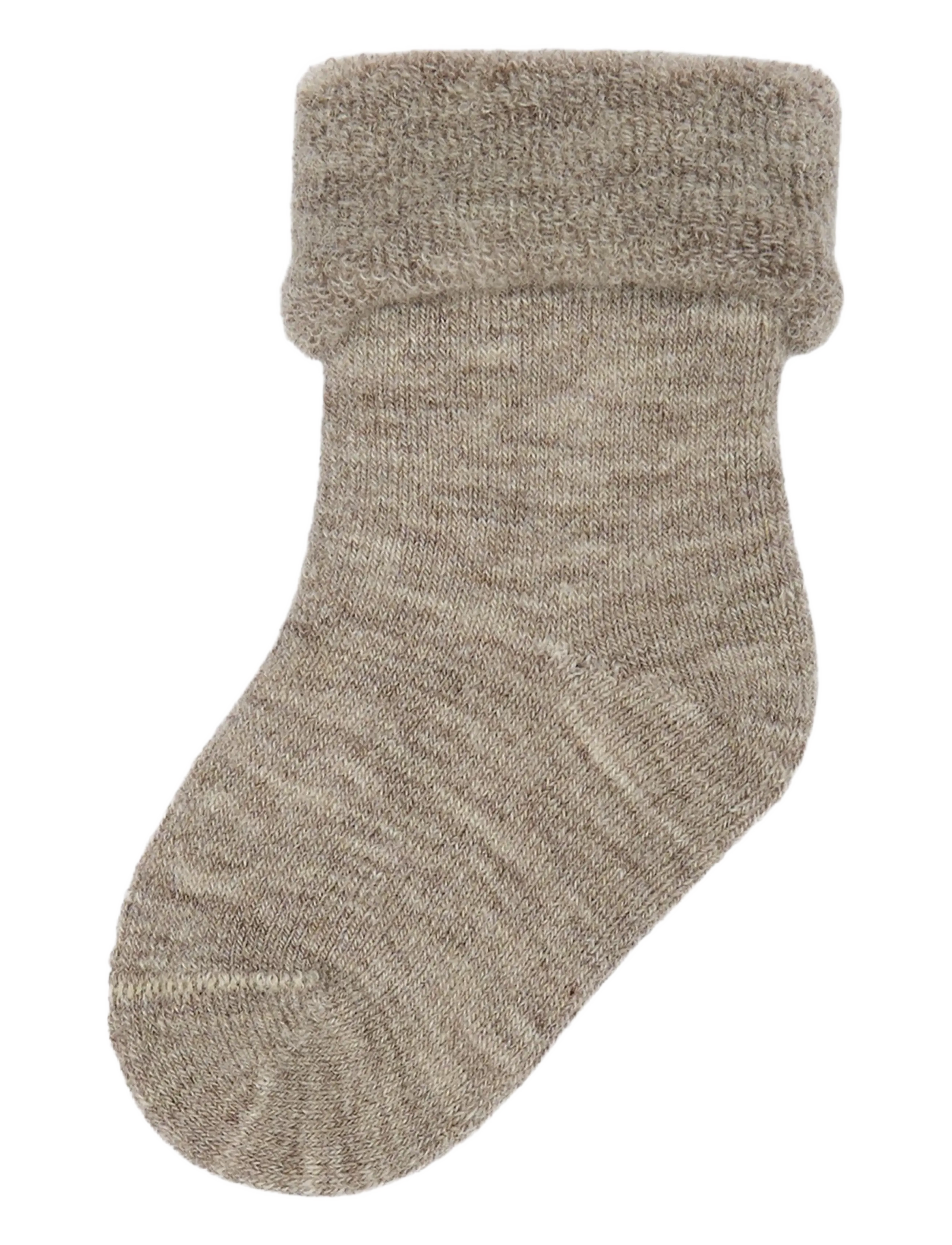 minipop - Minipop Wool Baby Sock - baby-socken - brown melange - 1