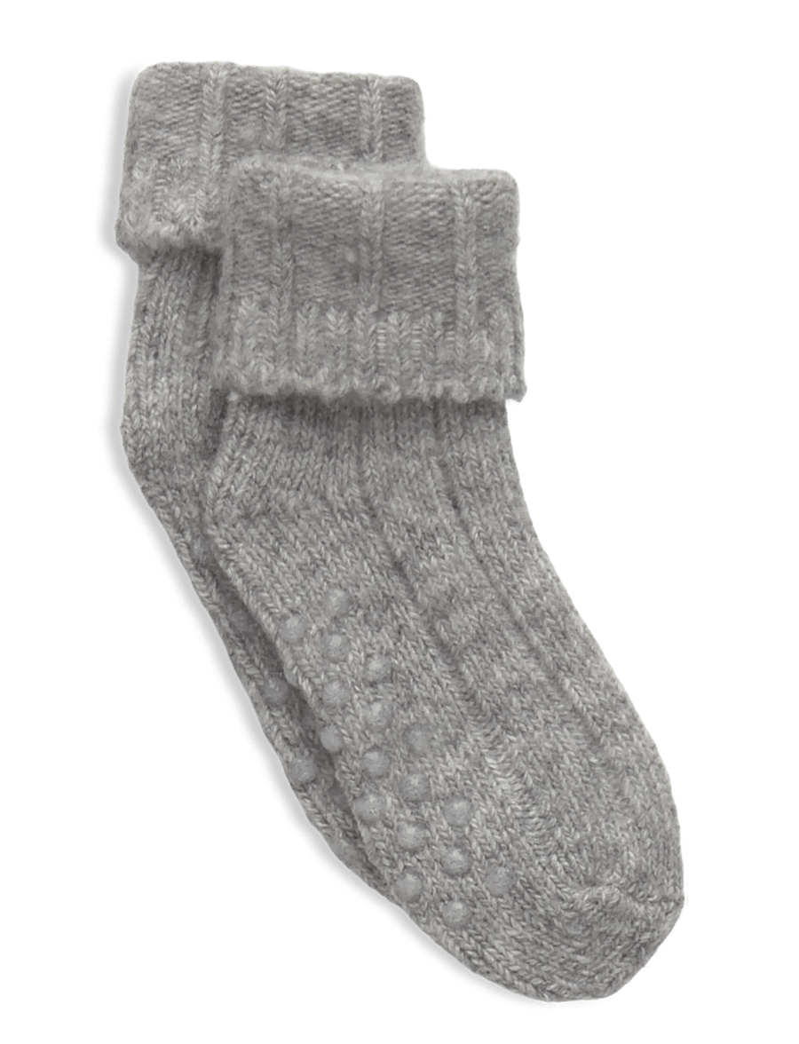 minipop - Minipop Wool Heavy Baby Sock - baby-socken - light grey melange - 0
