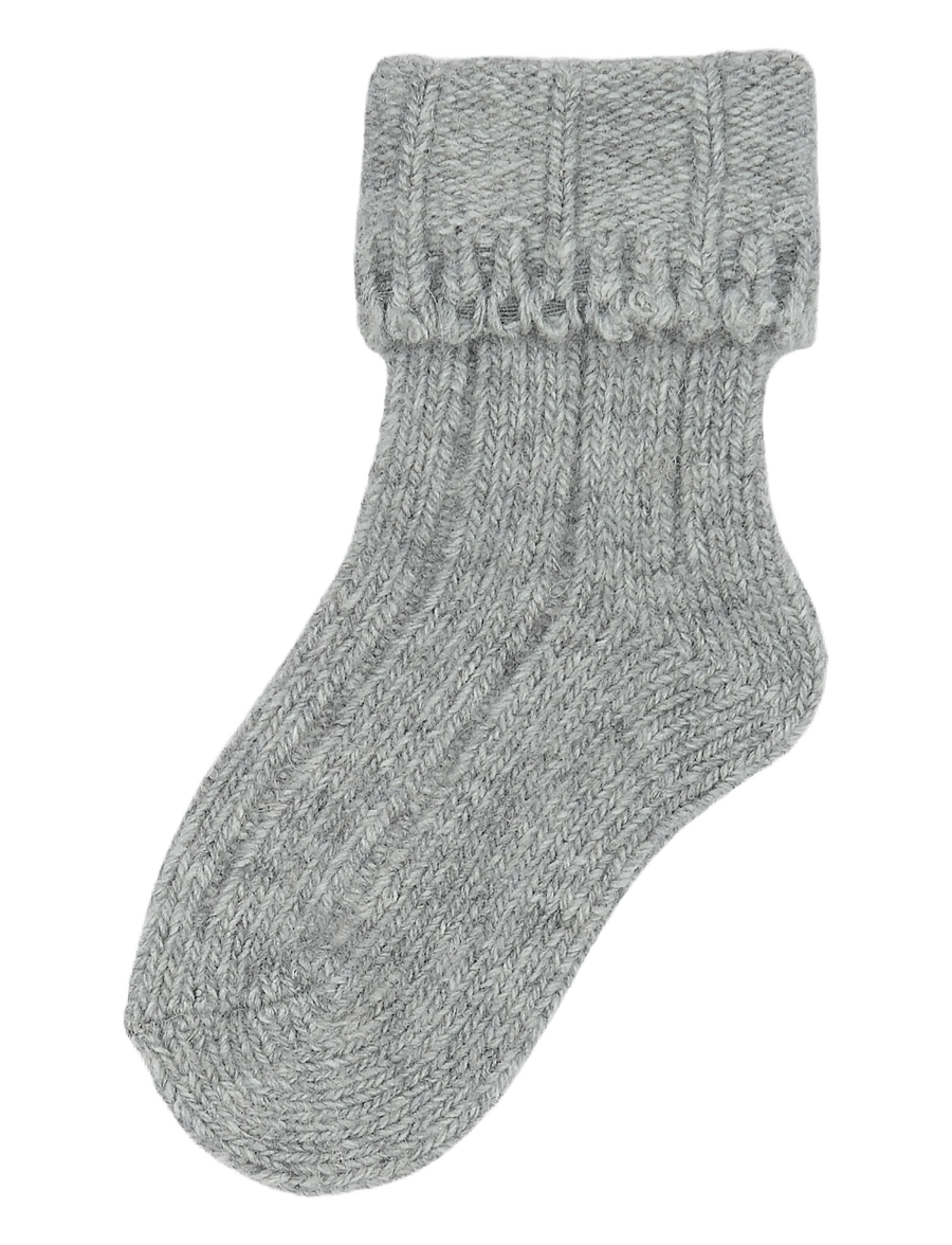 minipop - Minipop Wool Heavy Baby Sock - baby-socken - light grey melange - 1