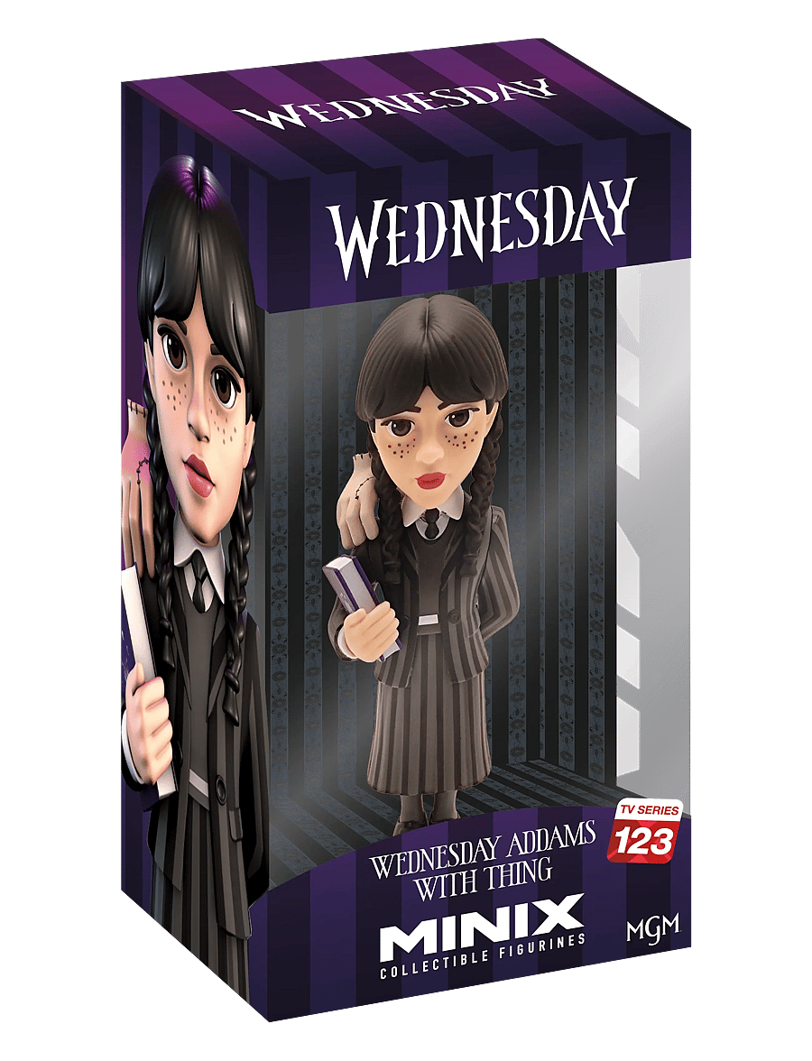 Minix - MNX Wednesday w/ Thing WEDNESDAY - film- en sprookjesfiguren - black - 0