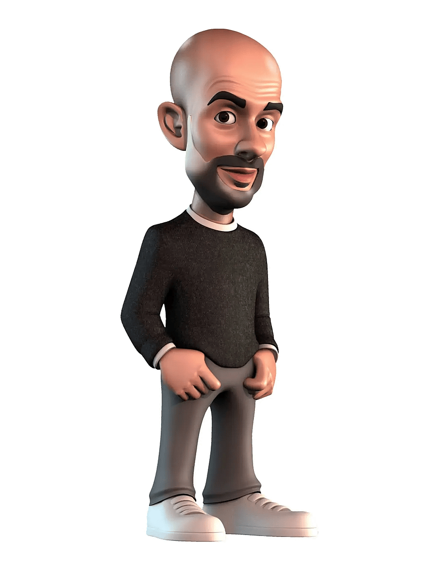 Minix - MNX FB Pep Guardiola MAN. CITY - blue - 2