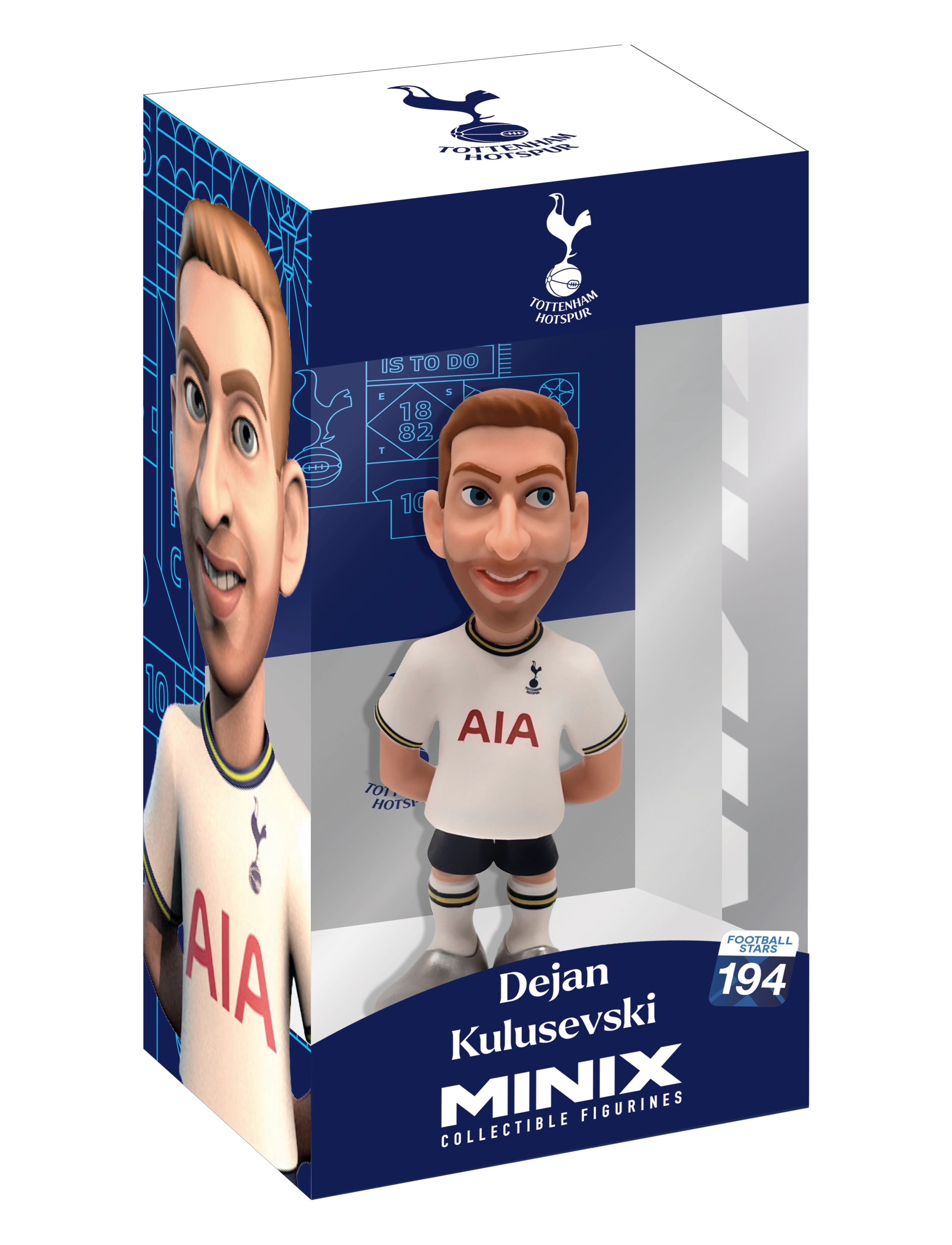Minix Mnx Fb Kulusevski Tottenham, One Size, Playsets & Action Figures, Mehrfarbig/gemustert - Kinder