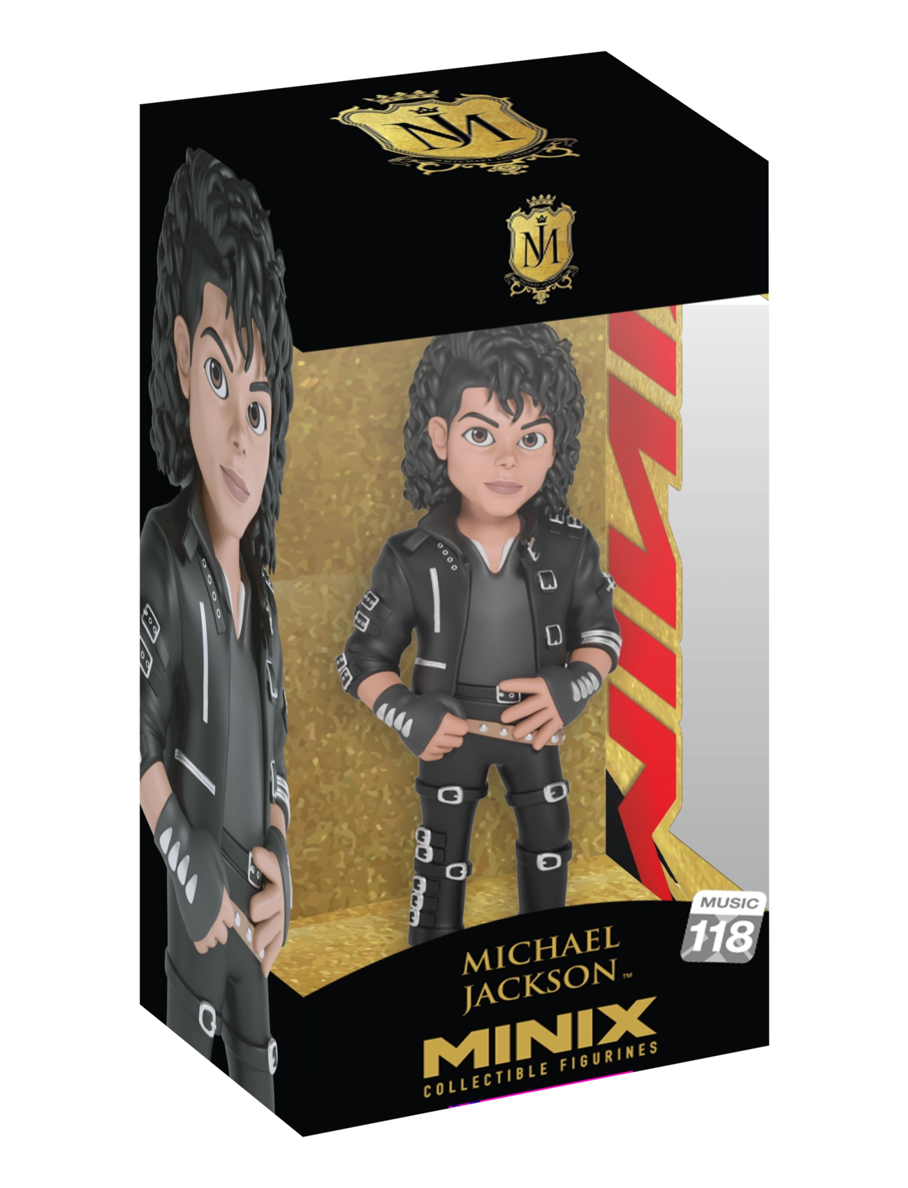 Minix Mnx Bad Michael Jackson, Børn, Action Figures, Multi/mønstret, Str: ONE SIZE