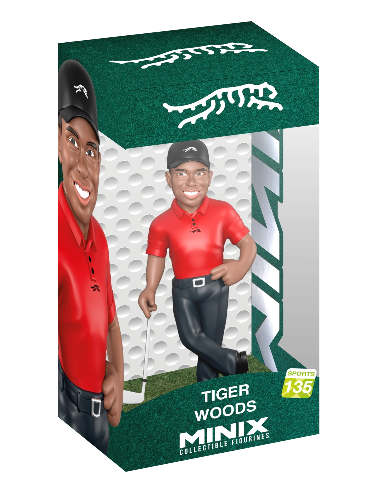 Minix Mnx Tiger Woods, One Size, Playsets & Action Figures, Mehrfarbig/gemustert - Kinder