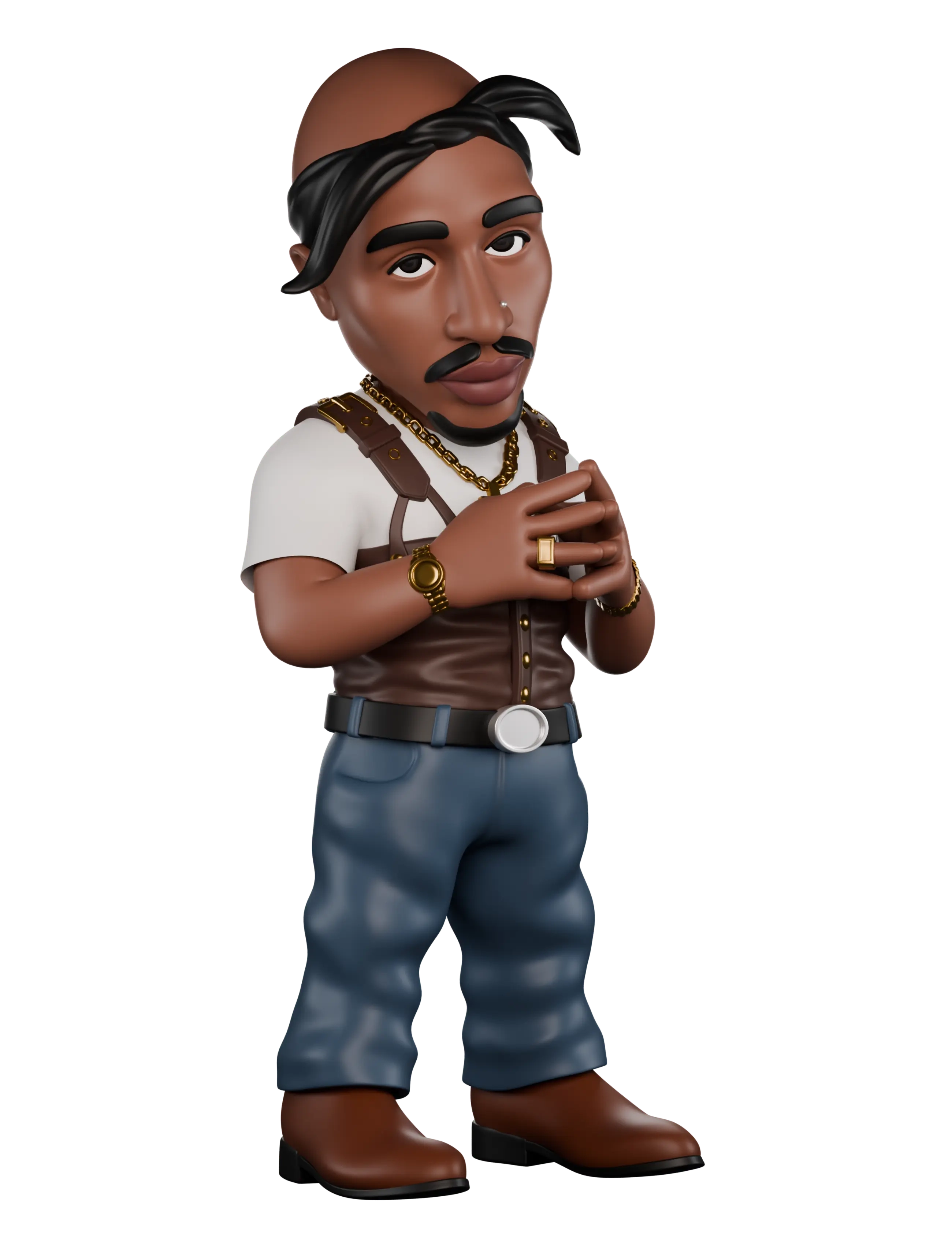 Minix - MNX Tupac new version - action figures - black - 1