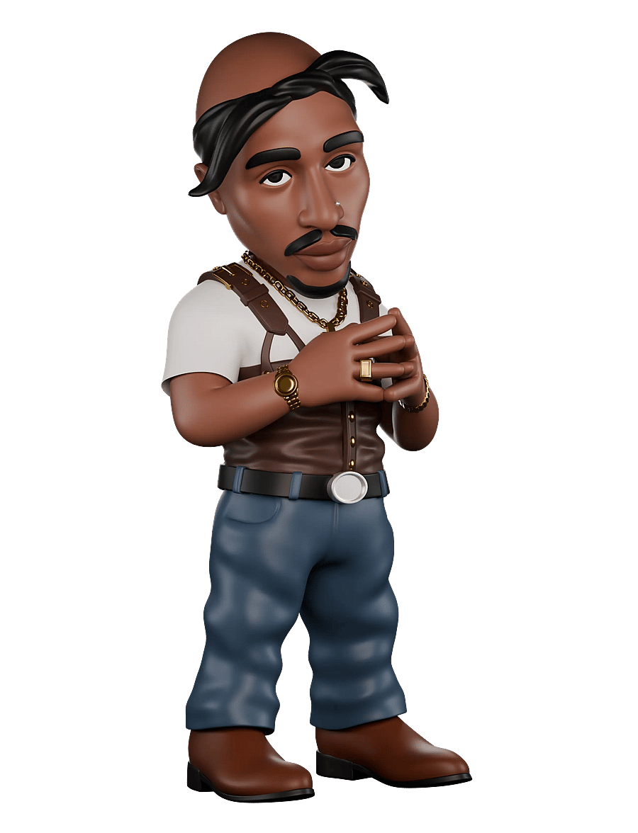 Minix - MNX Tupac new version - action-figuren - black - 1