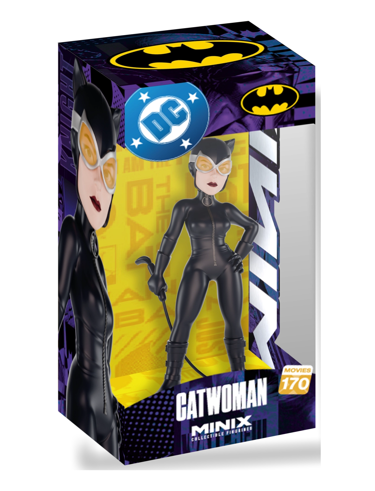 Minix Mnx Catwoman Dc, One Size, Playsets & Action Figures, Mehrfarbig/gemustert - Movies Fairy Tale Characters, Kinder