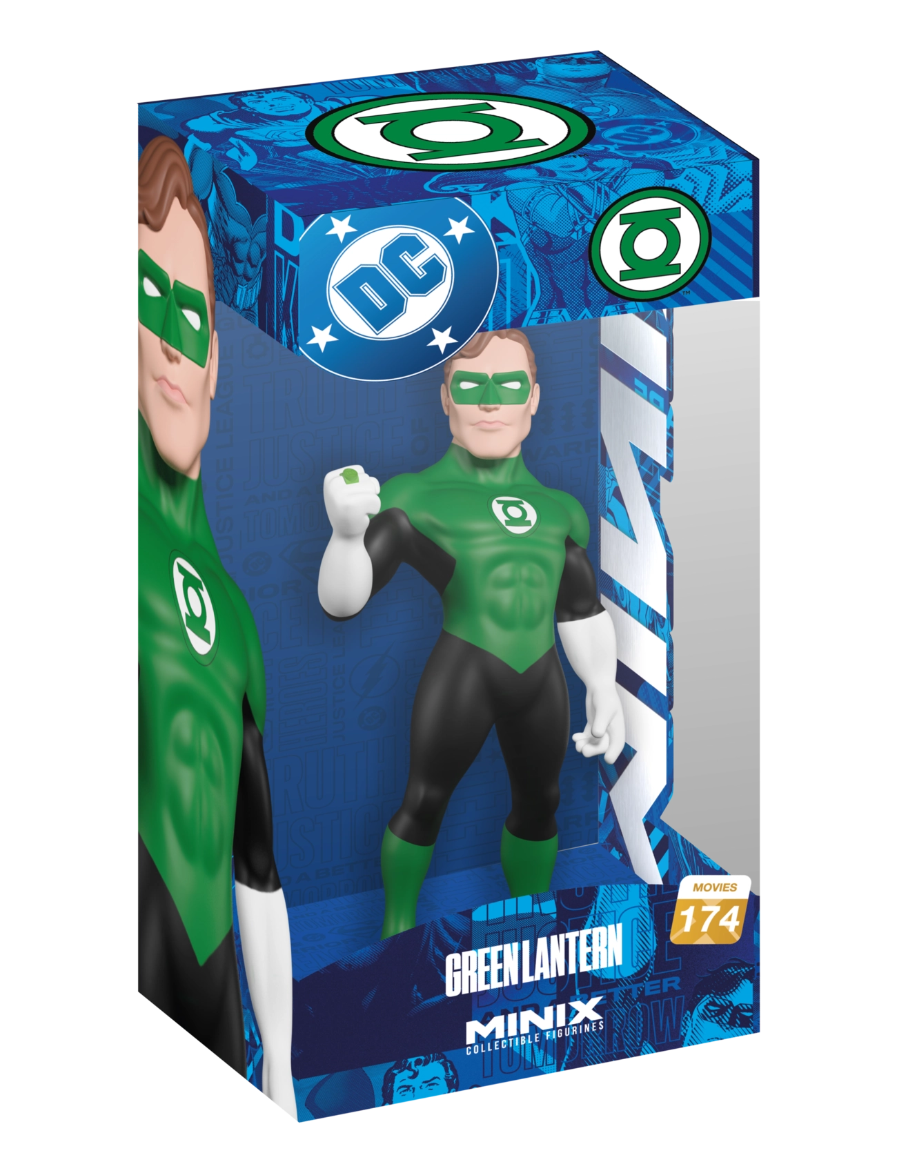 Minix Mnx Green Lantern Dc, One Size, Playsets & Action Figures, Mehrfarbig/gemustert - Movies Fairy Tale Characters, Kinder