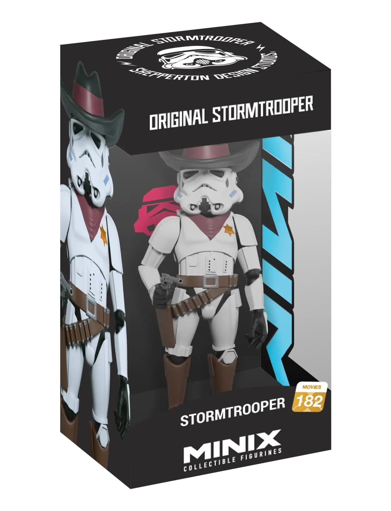 Minix MNX Stormtrooper Cowboy - Film & Sagofigurer - BLACK / multi