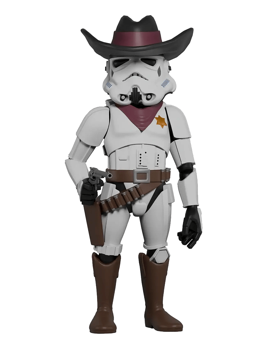 Minix - MNX Stormtrooper Cowboy - film & sagofigurer - black - 1