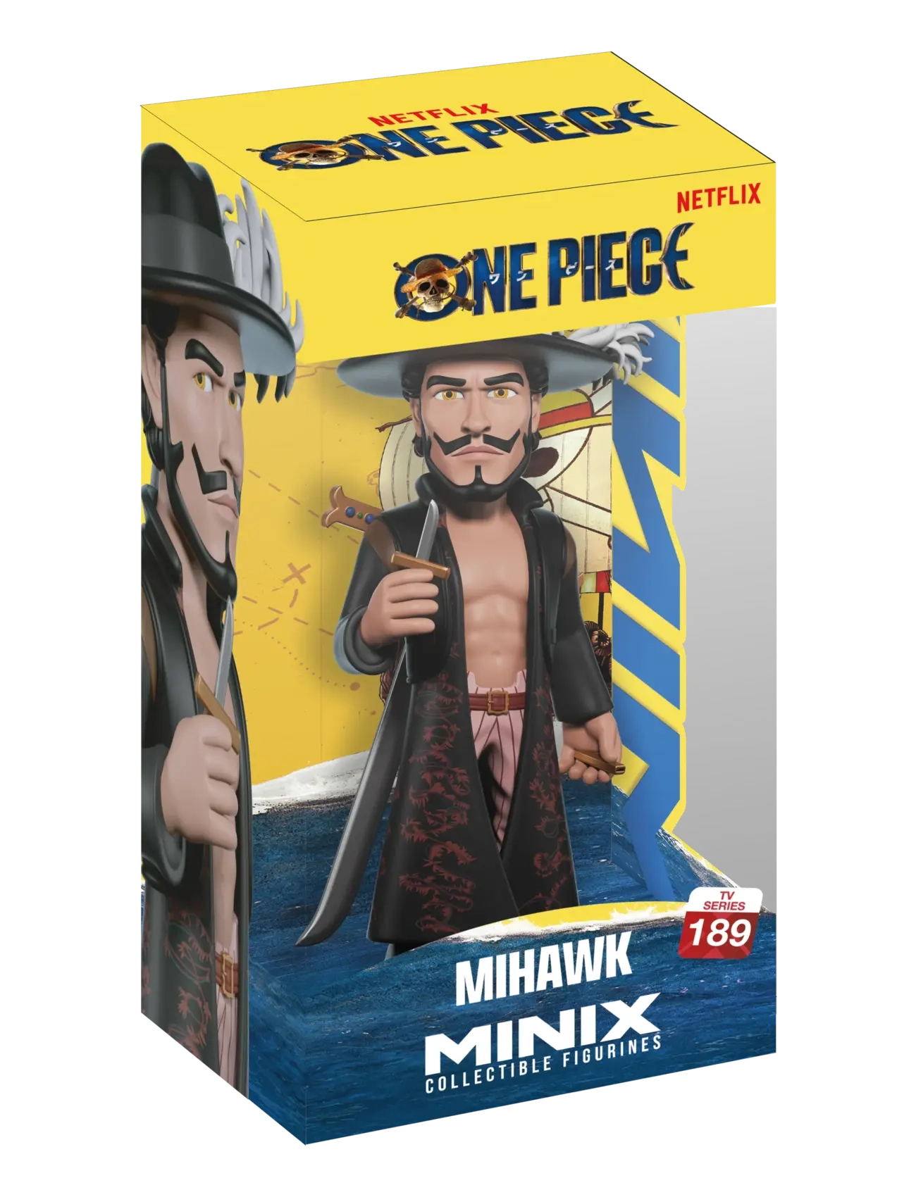 Minix MNX Mihawk ONE PIECE - Film & Sagofigurer - YELLOW / multi