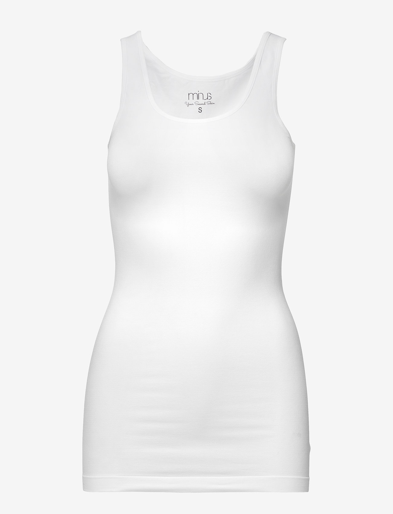 Minus - CLARICE top - sleeveless tops - white - 0