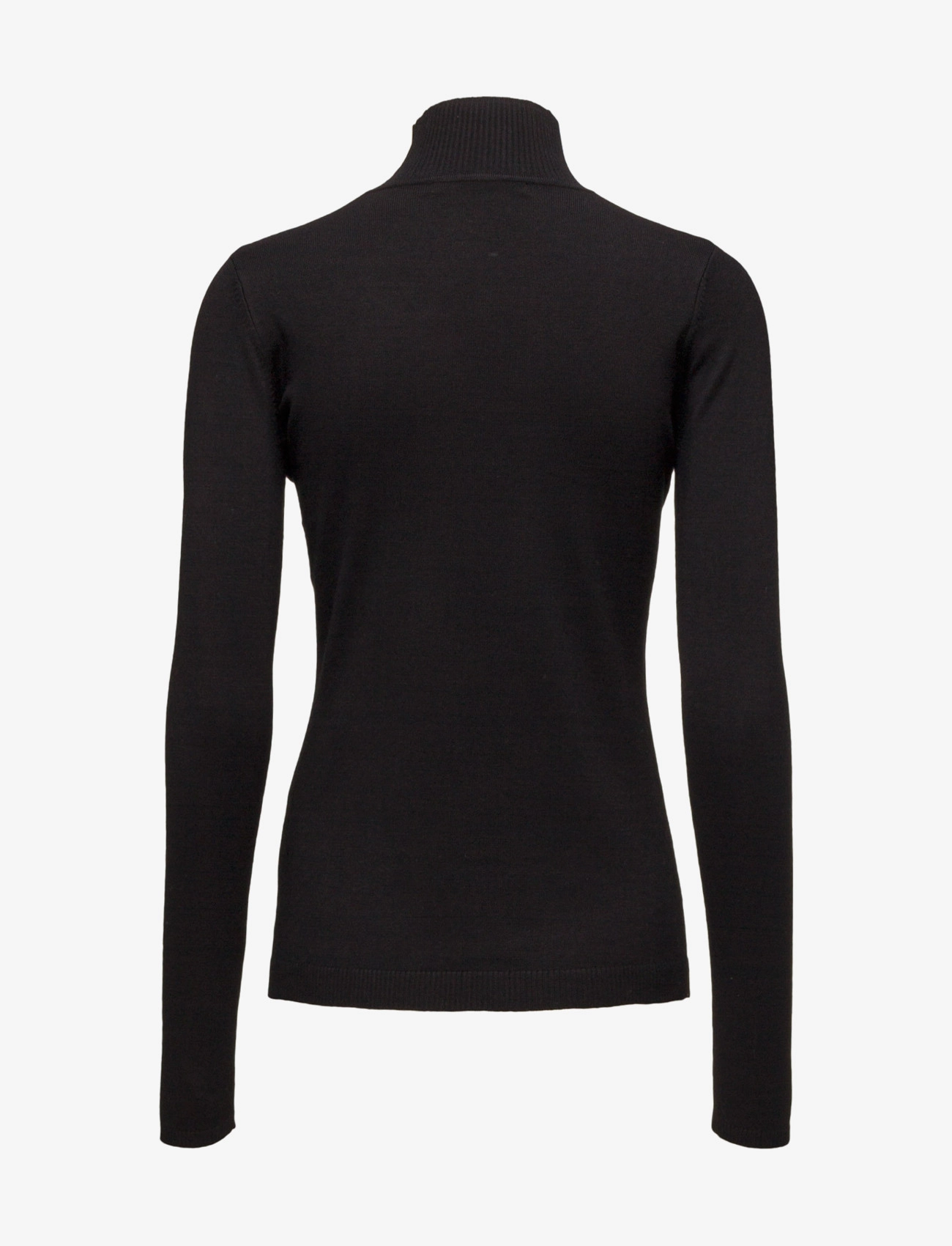 Minus - Lana Rullekrave Strik - poolopaidat - black - 1