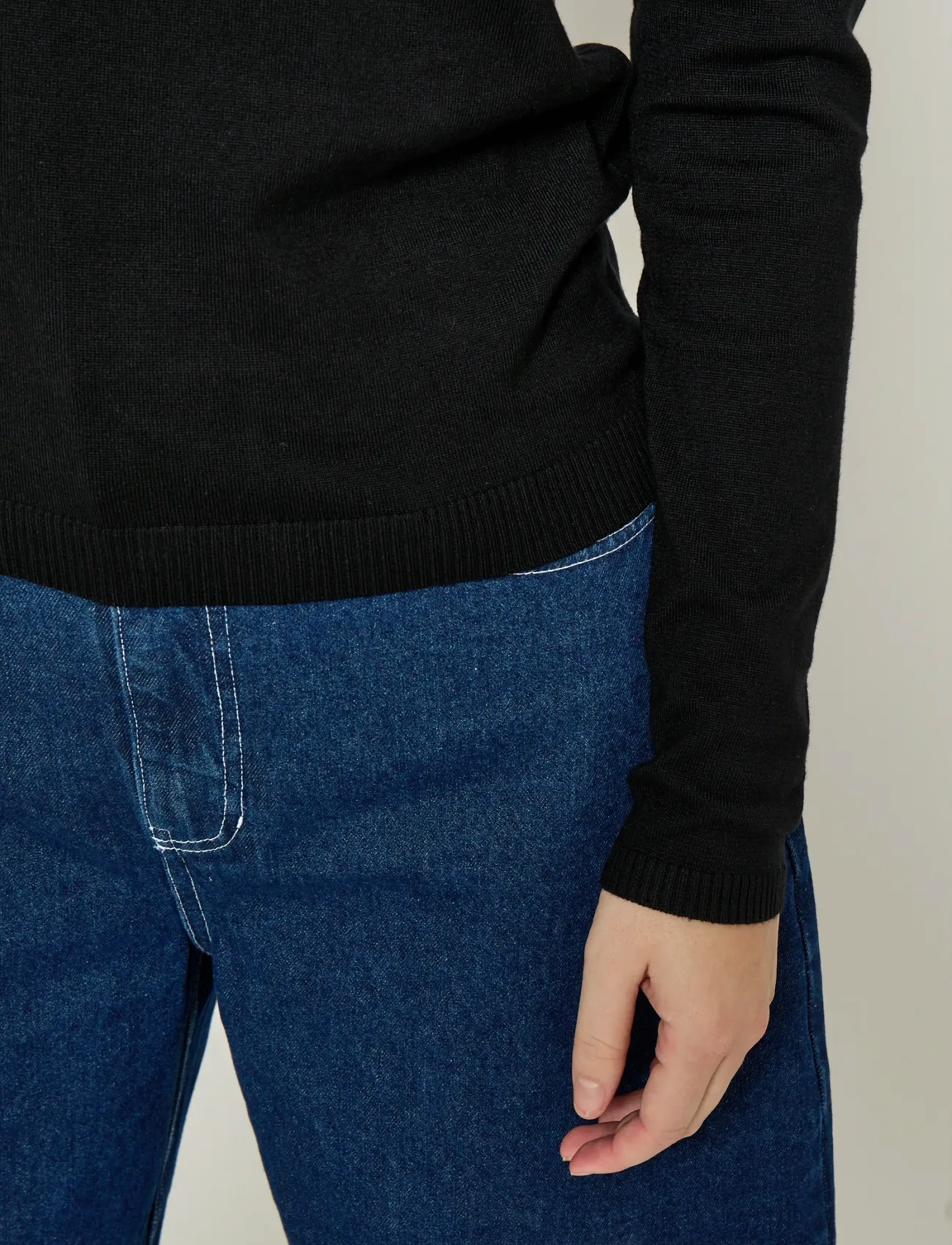 Minus Lana Roll Neck Knit polotröjor dam – bild 5