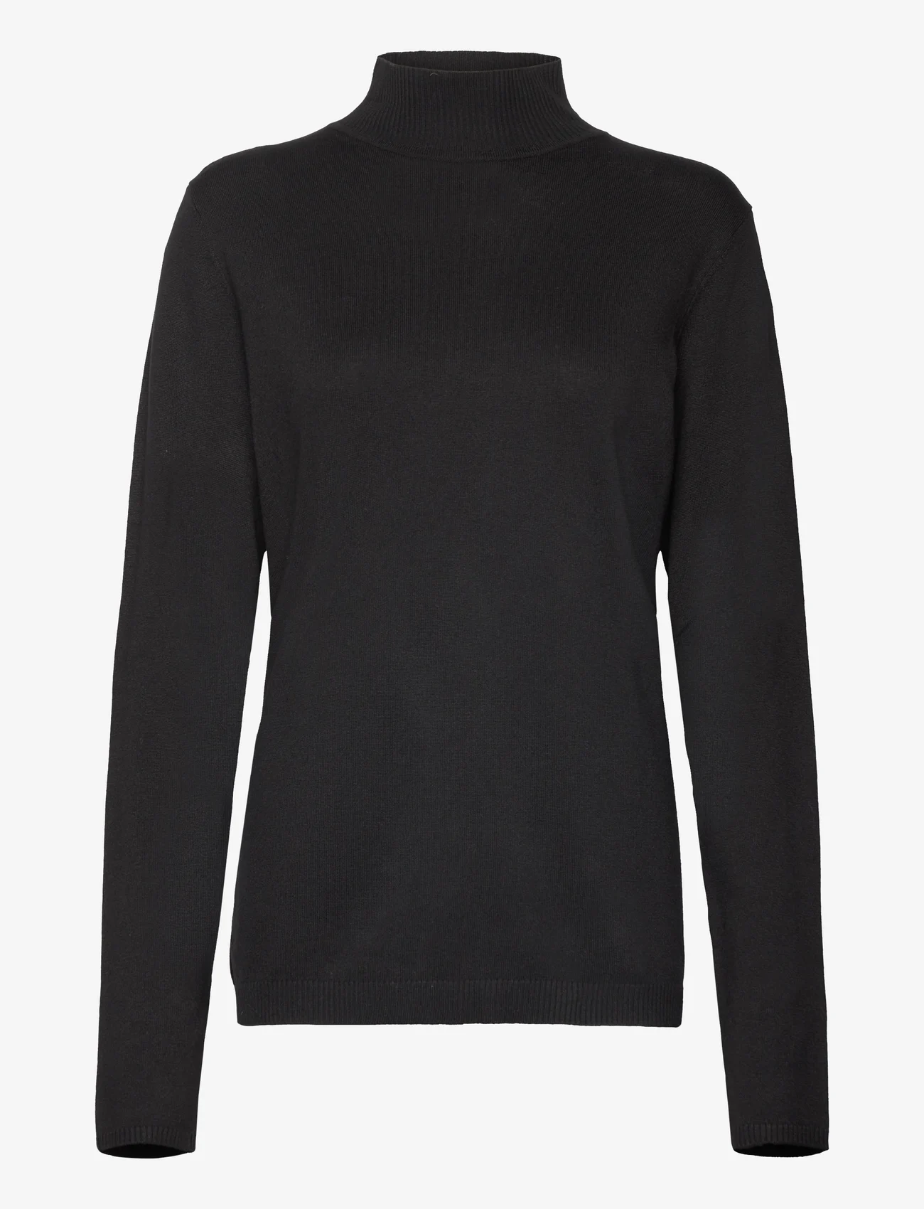 Minus - Lana Rullekrave Strik - megztiniai su aukšta apykakle - black - 0