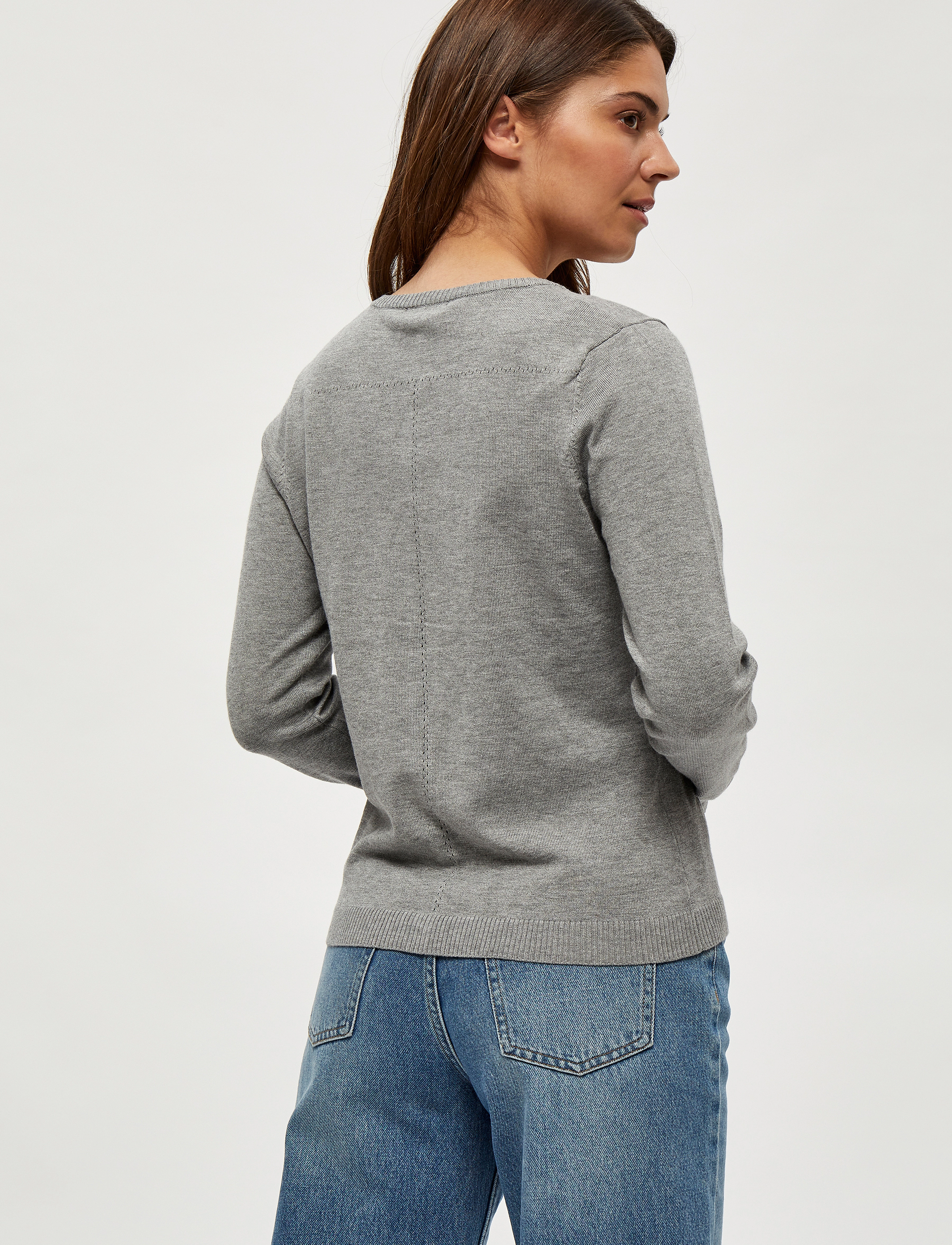 Minus - New Laura Cardigan - cardigans - light grey melange - 3