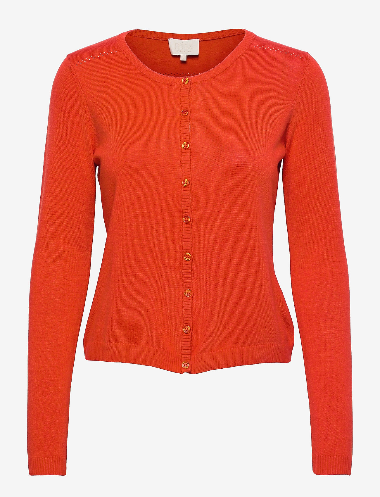 Minus - New Laura Cardigan - cardigans - lipstick red - 0