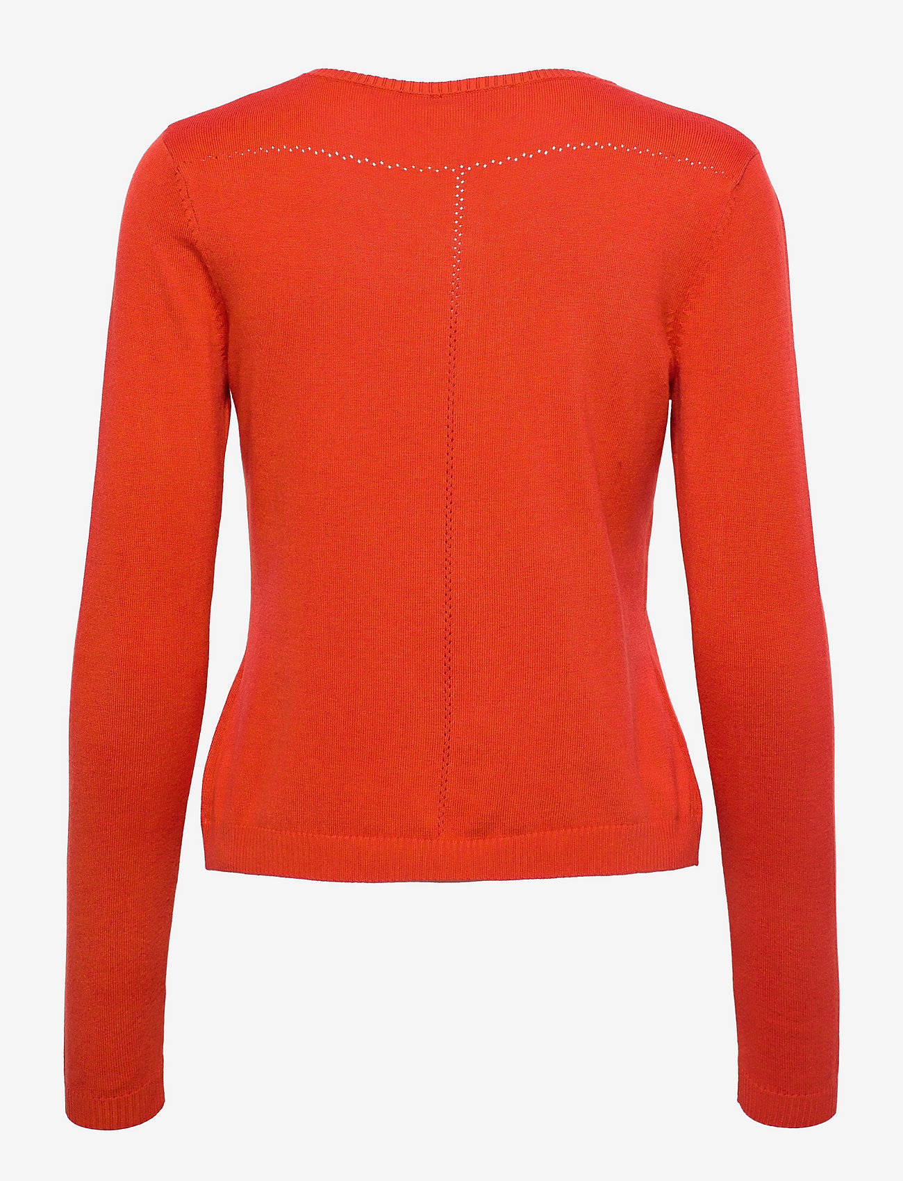 Minus - New Laura Cardigan - efterårstøj - lipstick red - 1