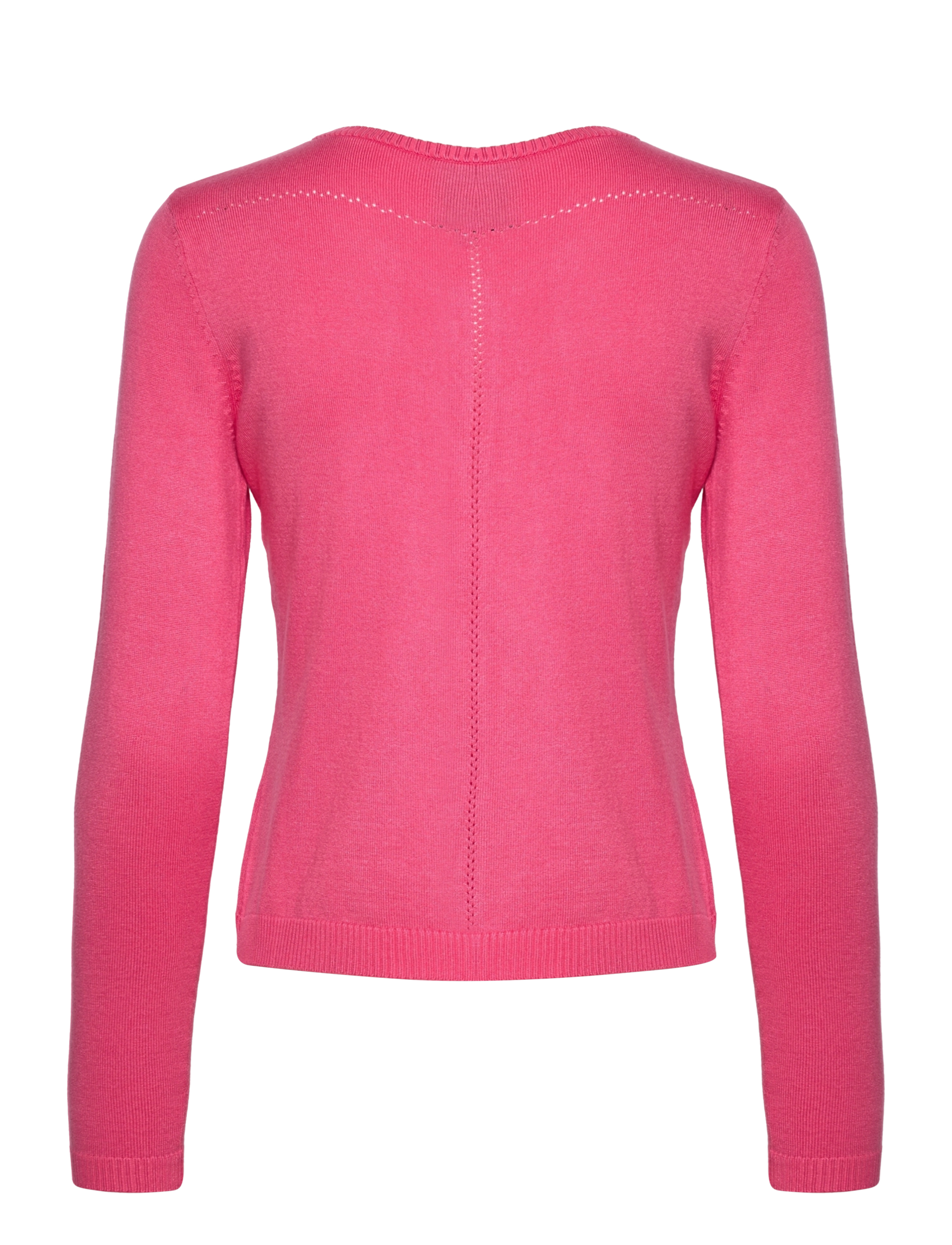 Minus - New Laura Cardigan - koftor - pink flamingo - 1