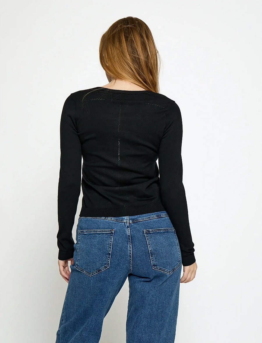 Minus - New Laura cardigan - kardiganai - sort - 3