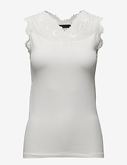 Minus - Vanessa Top - sleeveless tops - broken white - 0