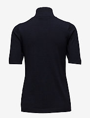 Minus - Lima Rullekrave Strik - džemperi ar augstu apkakli - black iris solid - 1