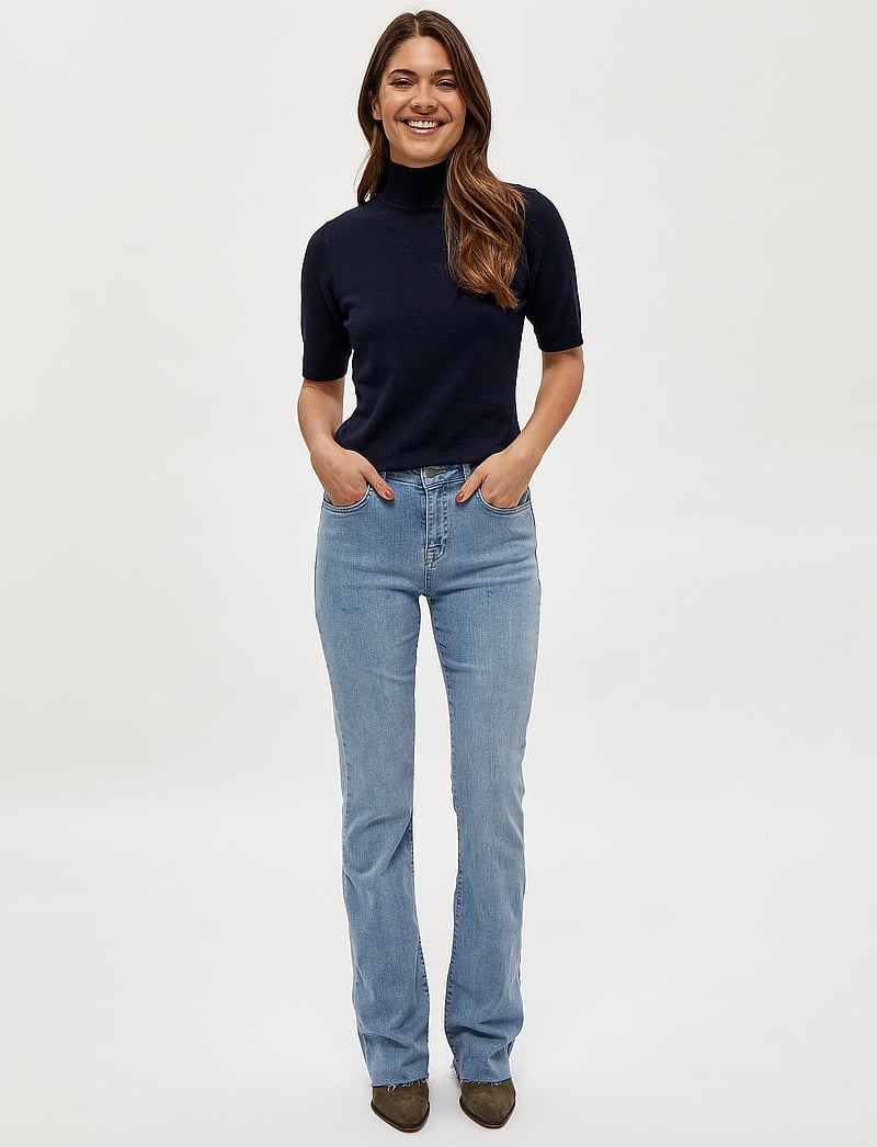 Minus - Lima Rullekrave Strik - rullekraver - black iris solid - 5