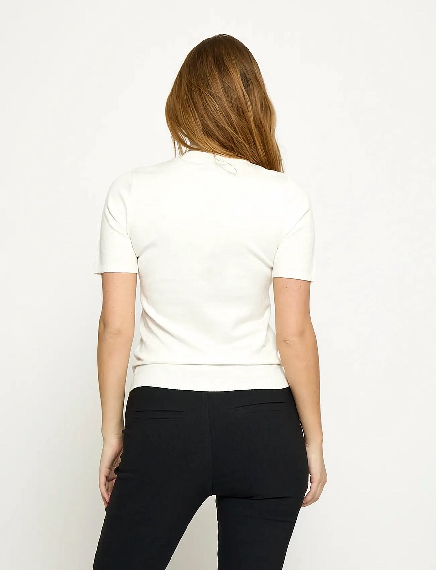 Minus - Lima Rullekrave Strik - turtlenecks - broken white - 3