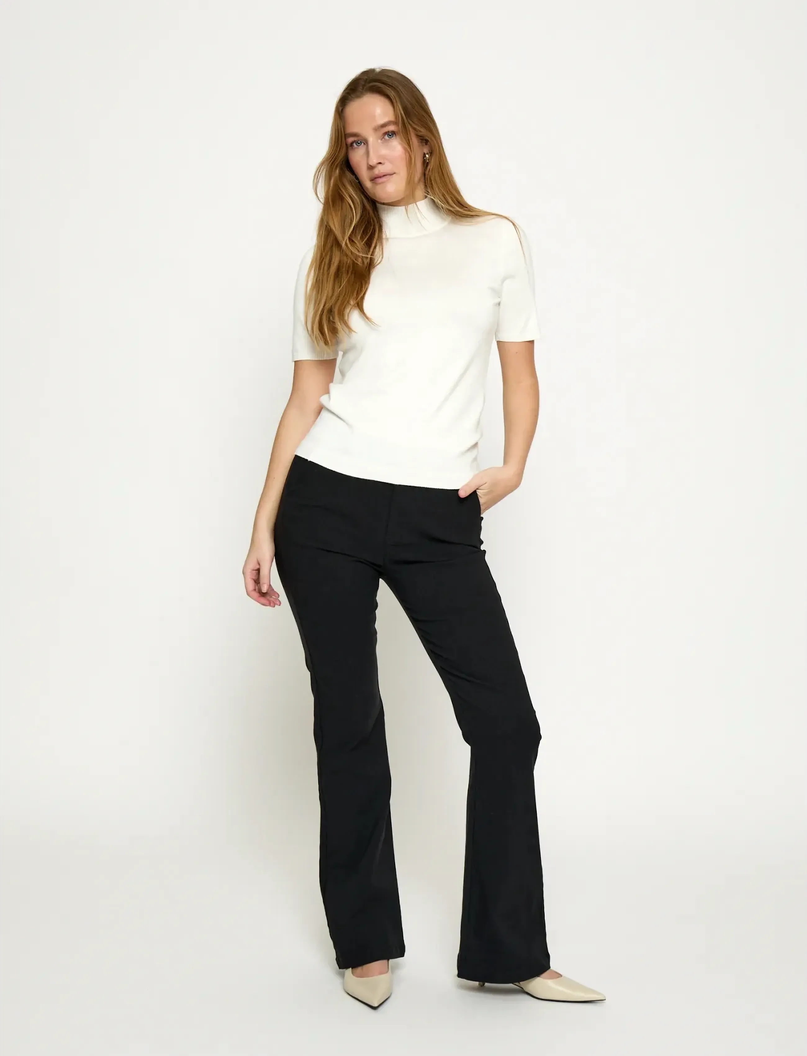 Minus - Lima Rullekrave Strik - laveste priser - broken white - 4