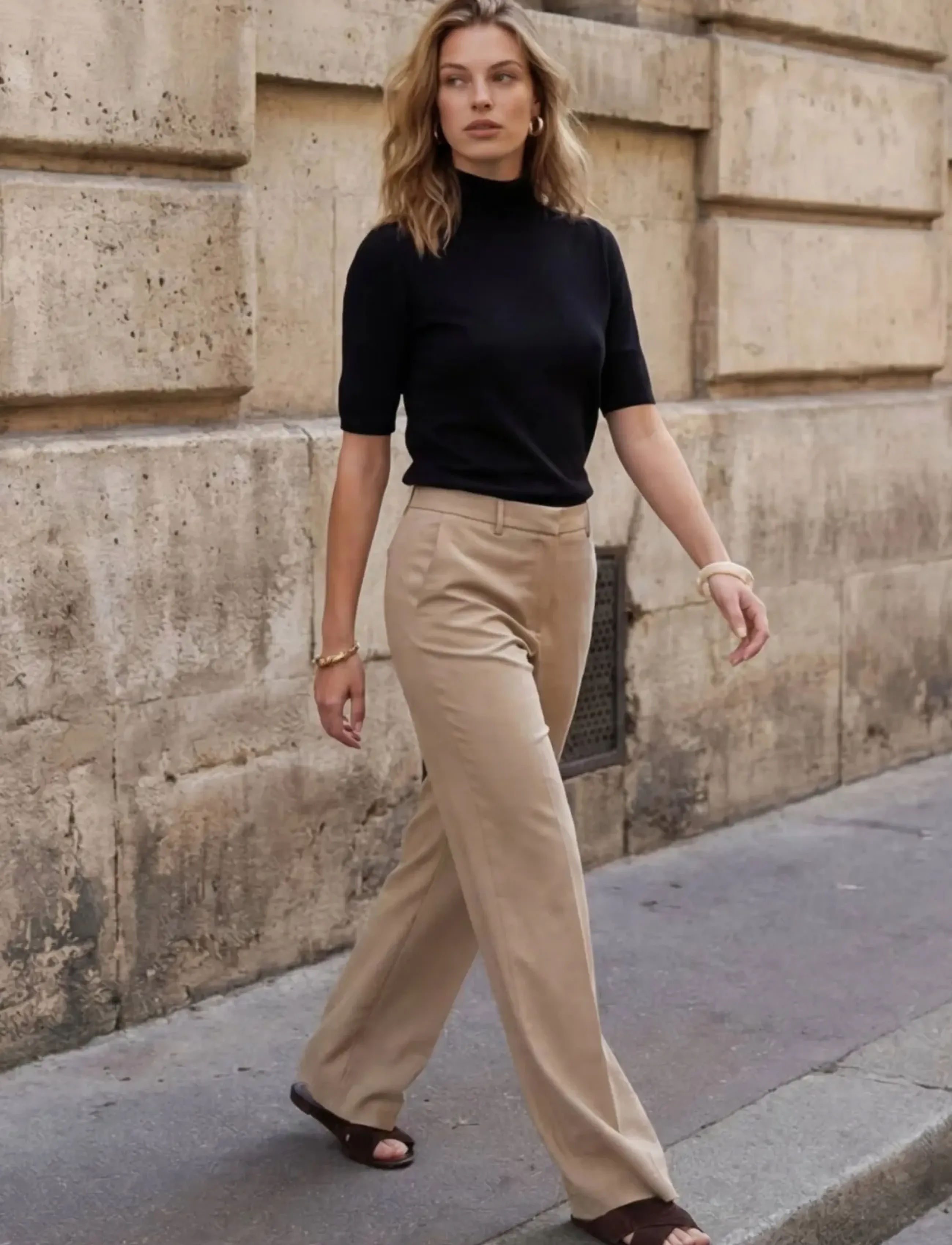 Minus Lima Rullekrave Strik - Sünnipäev - SORT / black