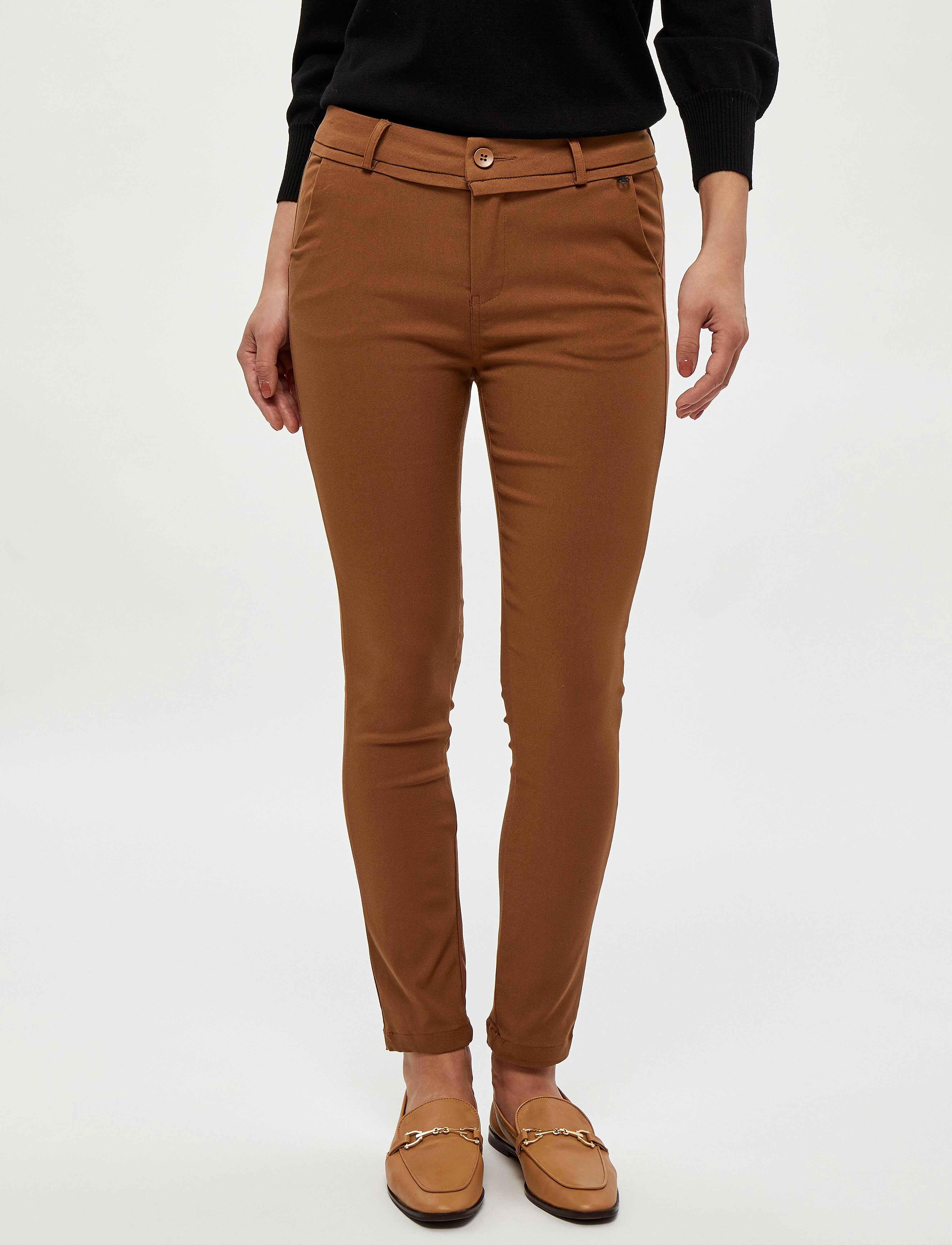 Minus - Carma Bukser 7/8 - walnut brown - 2