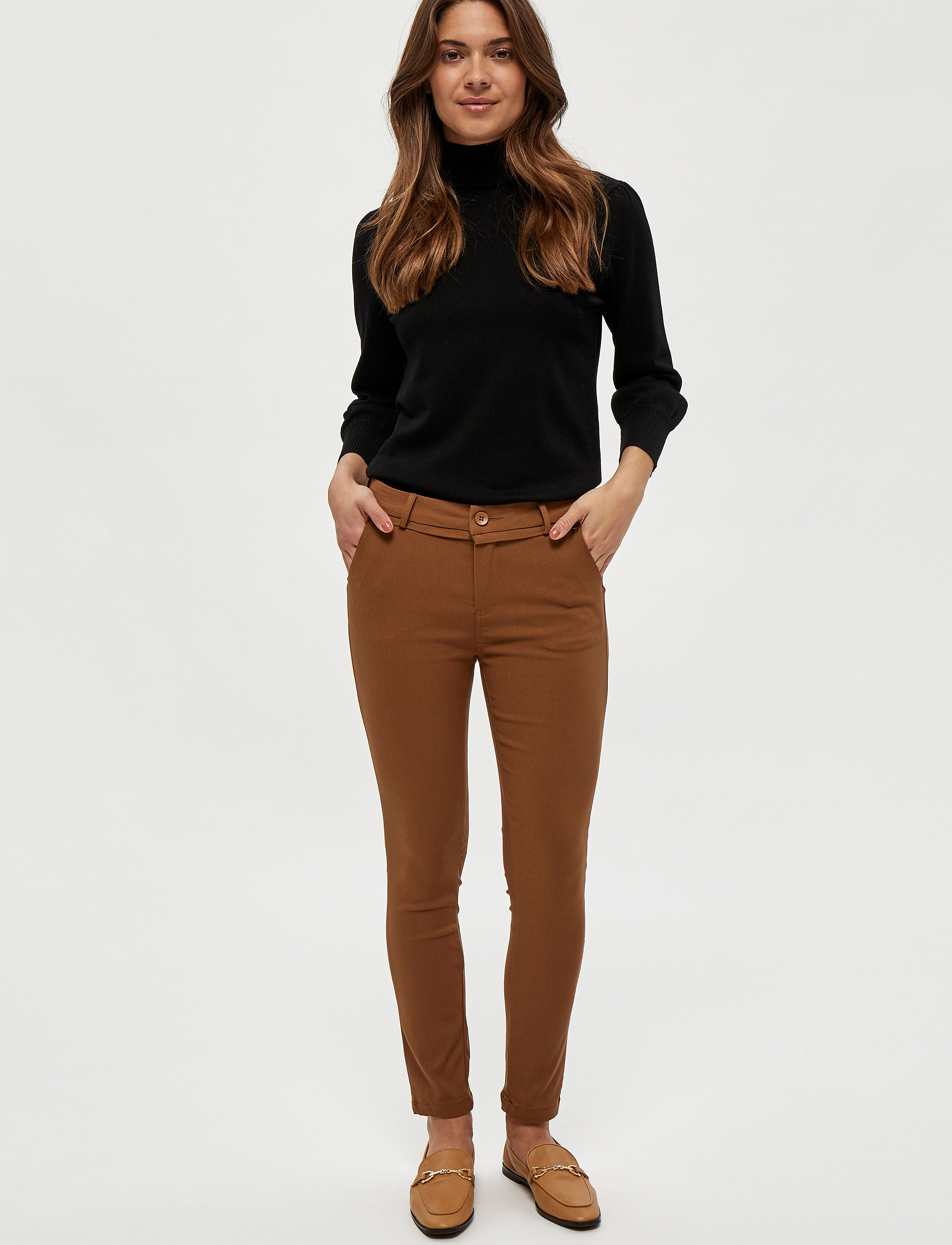 Minus - Carma Bukser 7/8 - walnut brown - 5