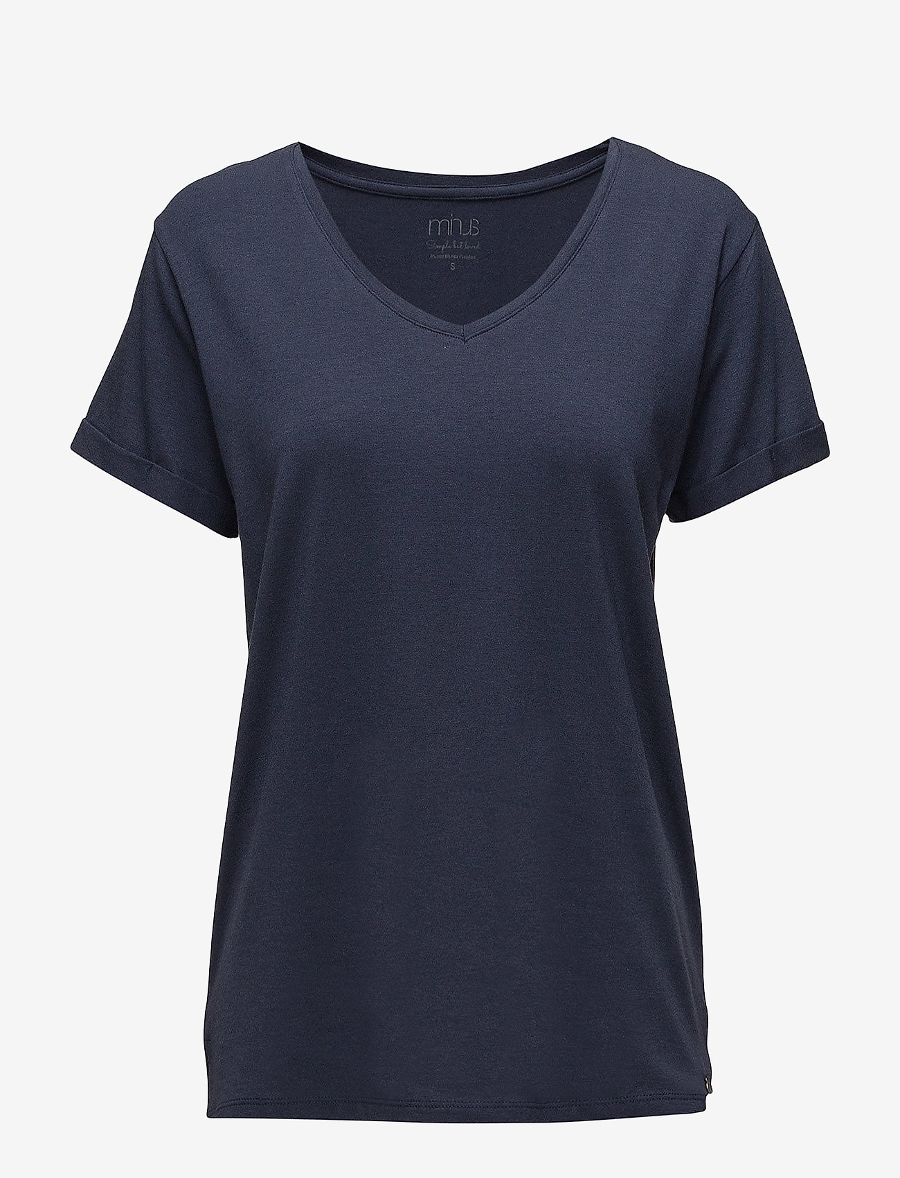 Minus Adele tee - Kleidung - BLACK IRIS / navy
