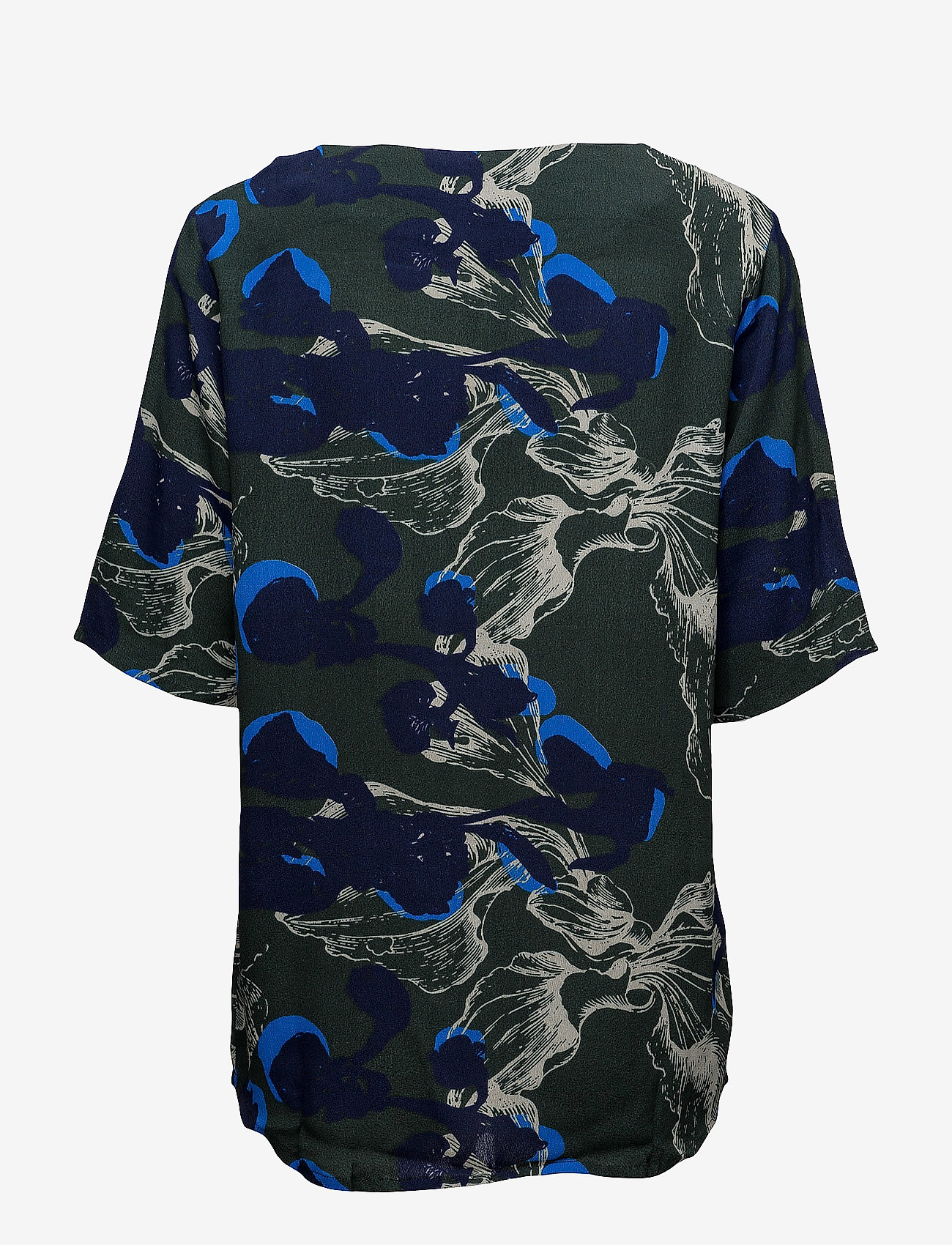 Minus - Dicte blouse - green floral print - 1