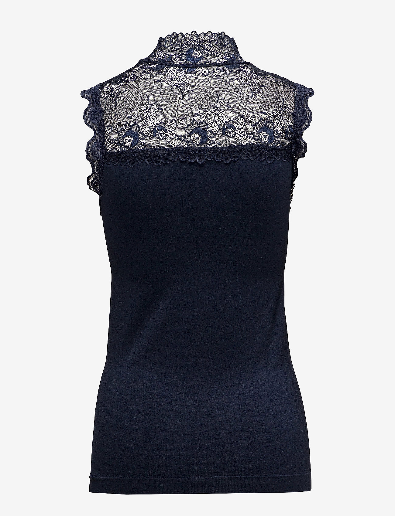 Minus - Vanessa high neck - Ærmeløse bluser - black iris - 1