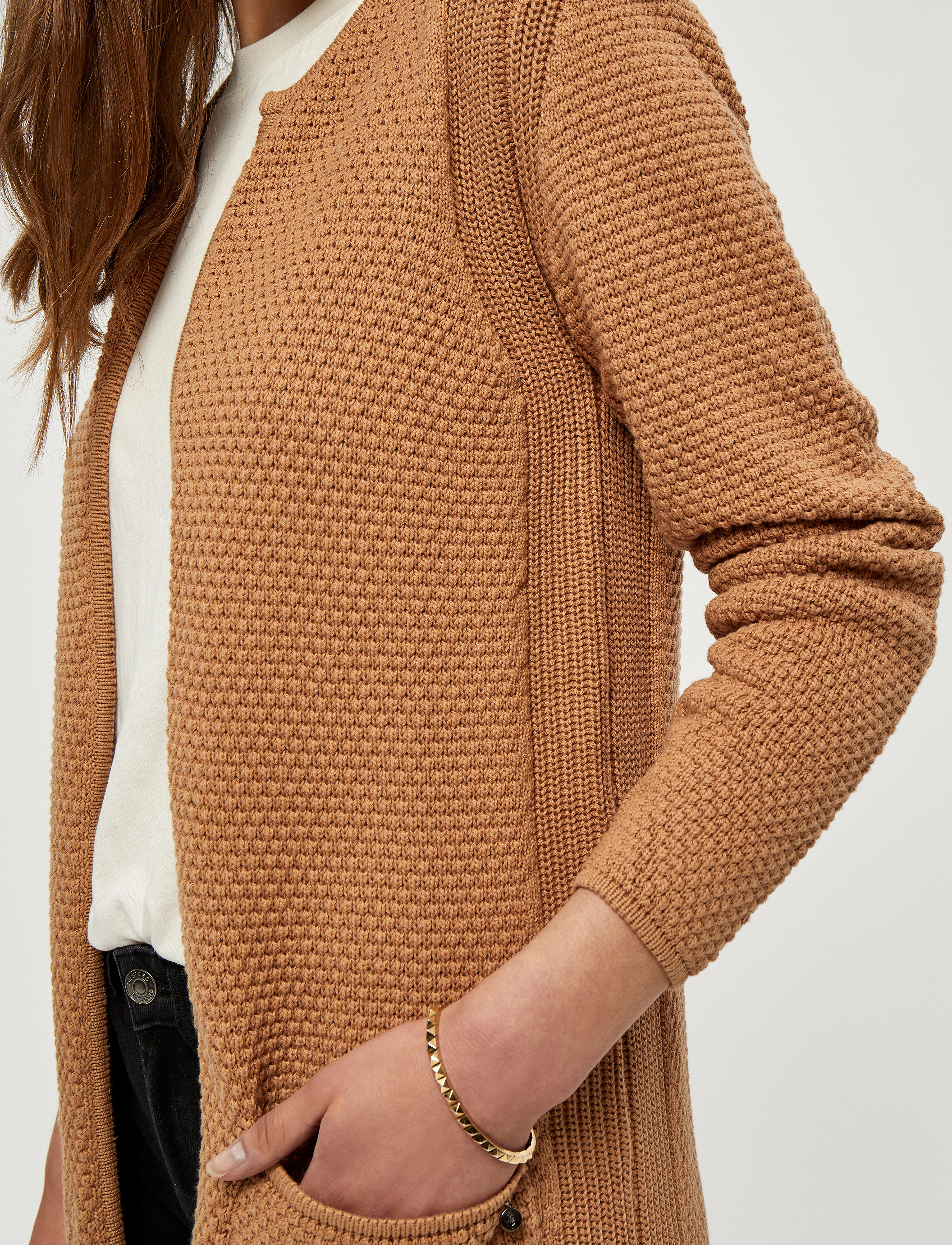 Minus - Vibe Cardigan - almond - 4