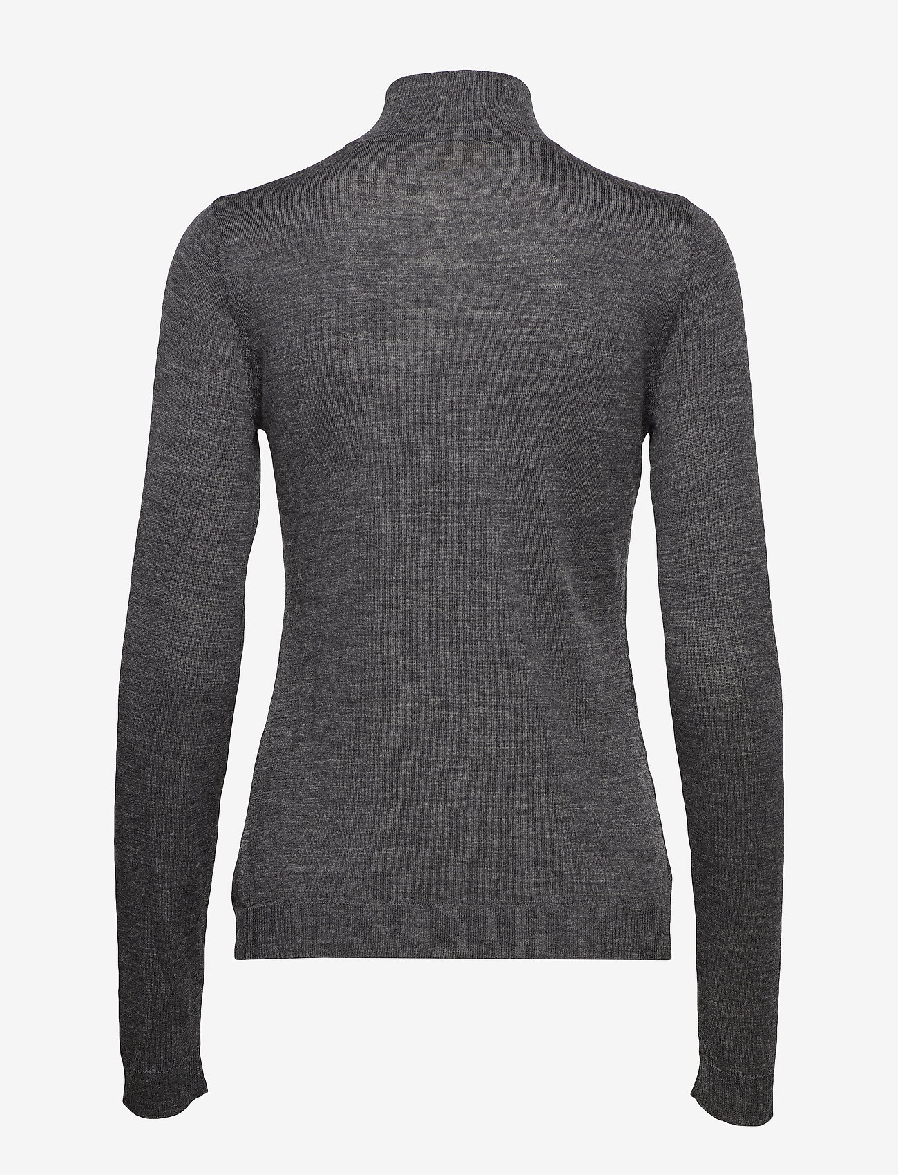 Minus - Rose knit roll neck - dark grey melange - 1