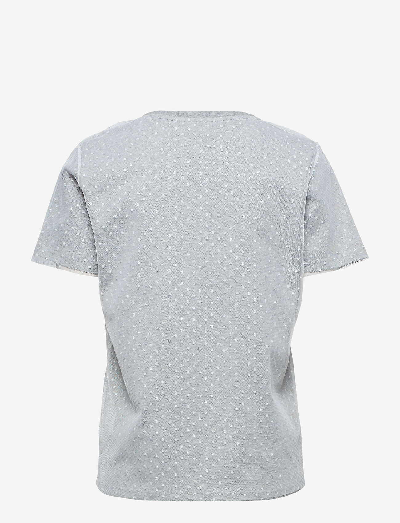 Minus - Celine tee - light grey melange - 1