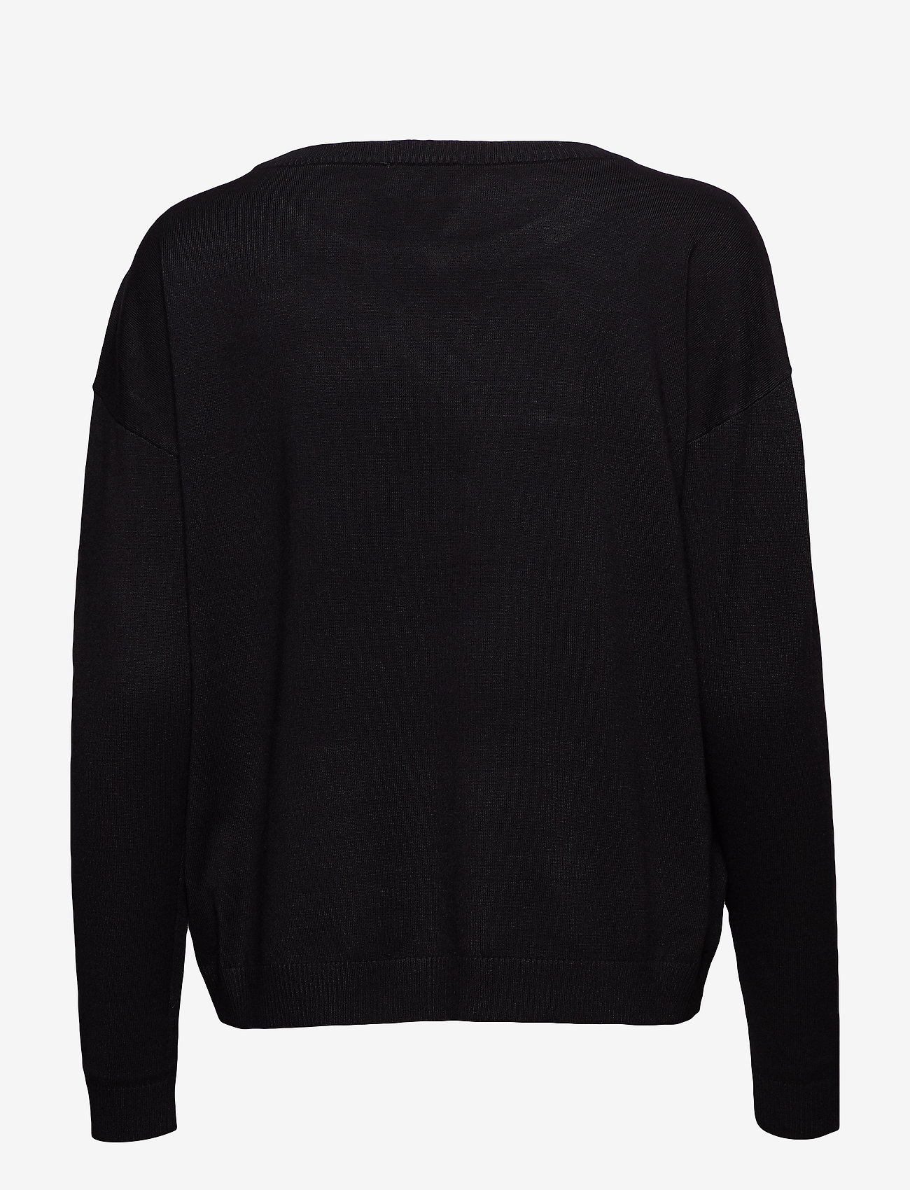 Minus - Elne Strik Pullover - stickade tröjor - black - 2