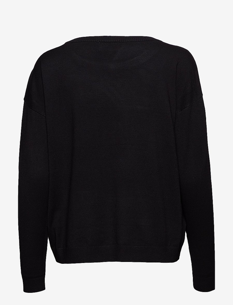 Minus - Elne Strik Pullover - kampsunid - black - 3