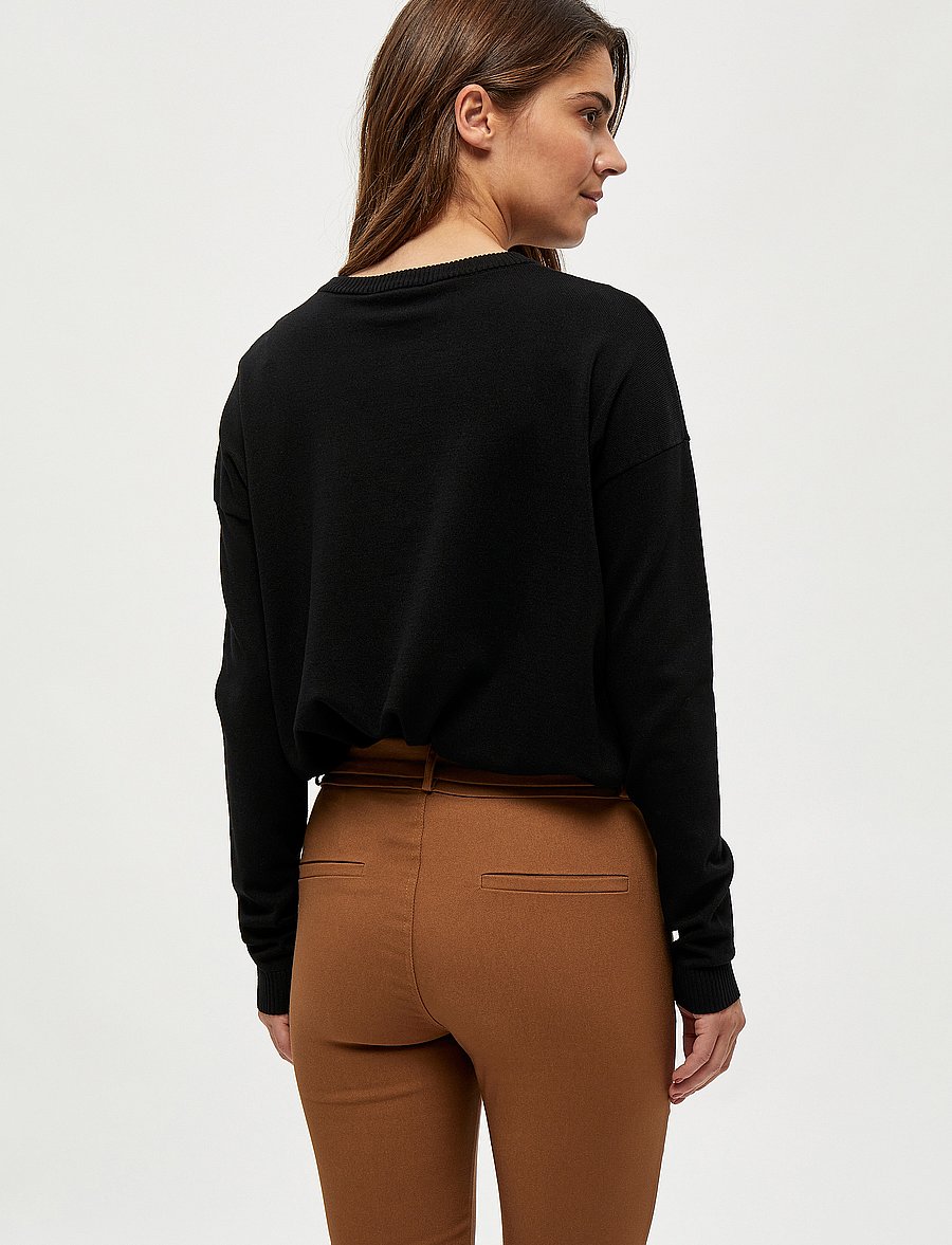 Minus - Elne Strik Pullover - pullover - black - 5