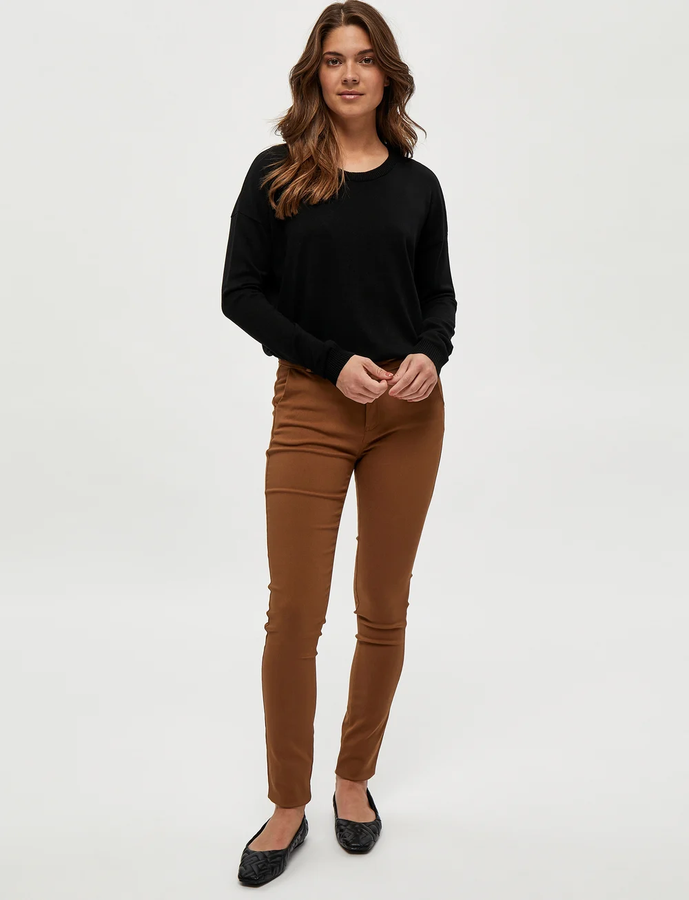 Minus - Elne Strik Pullover - striktrøjer - black - 5