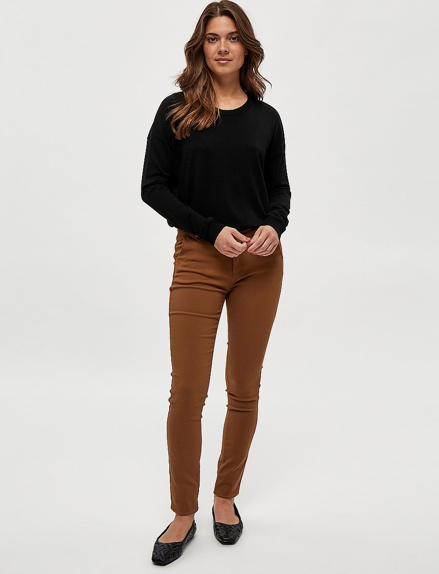 Minus - Elne Strik Pullover - striktrøjer - black - 5