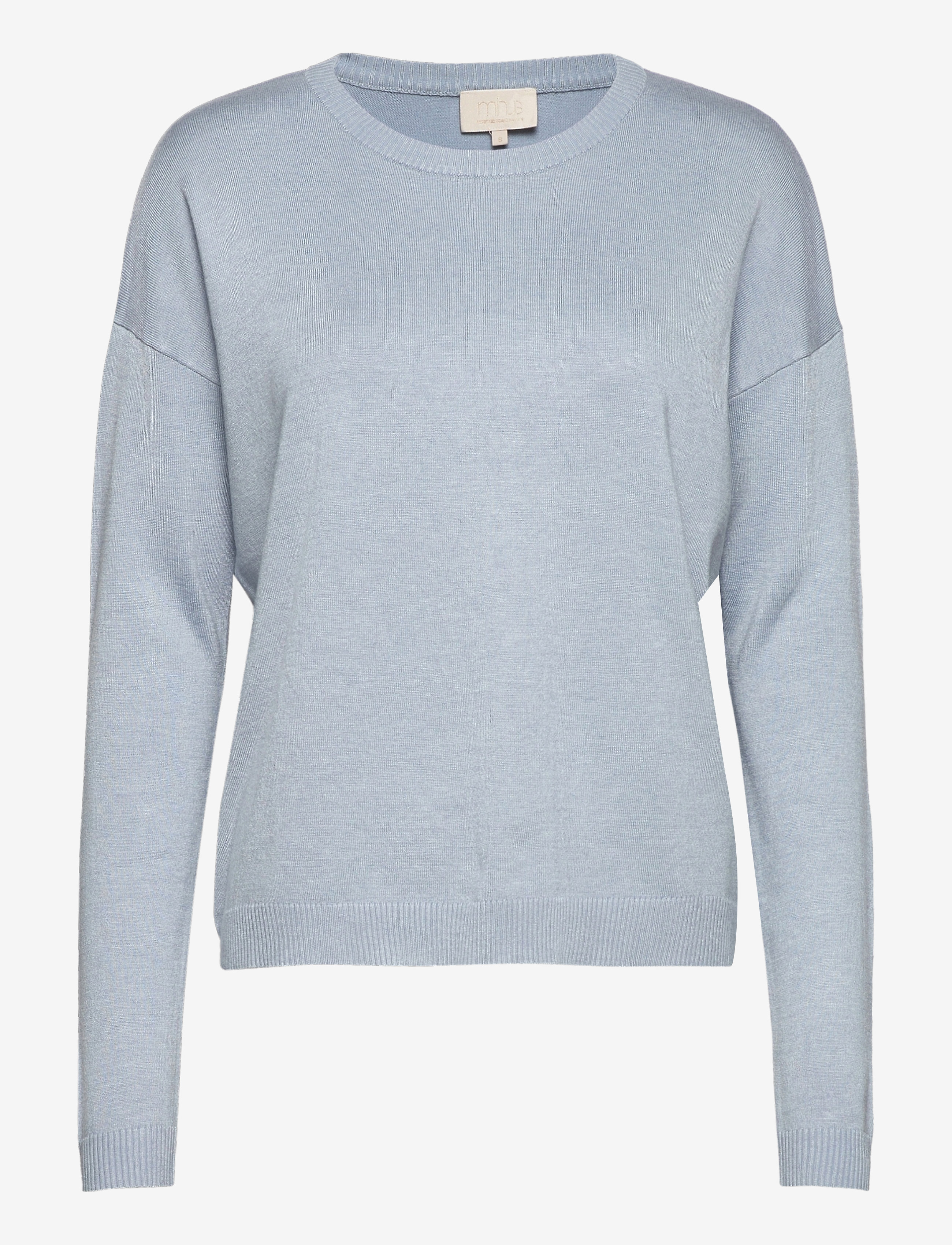 Elne Strik Pullover - DUSTY BLUE MELANGE