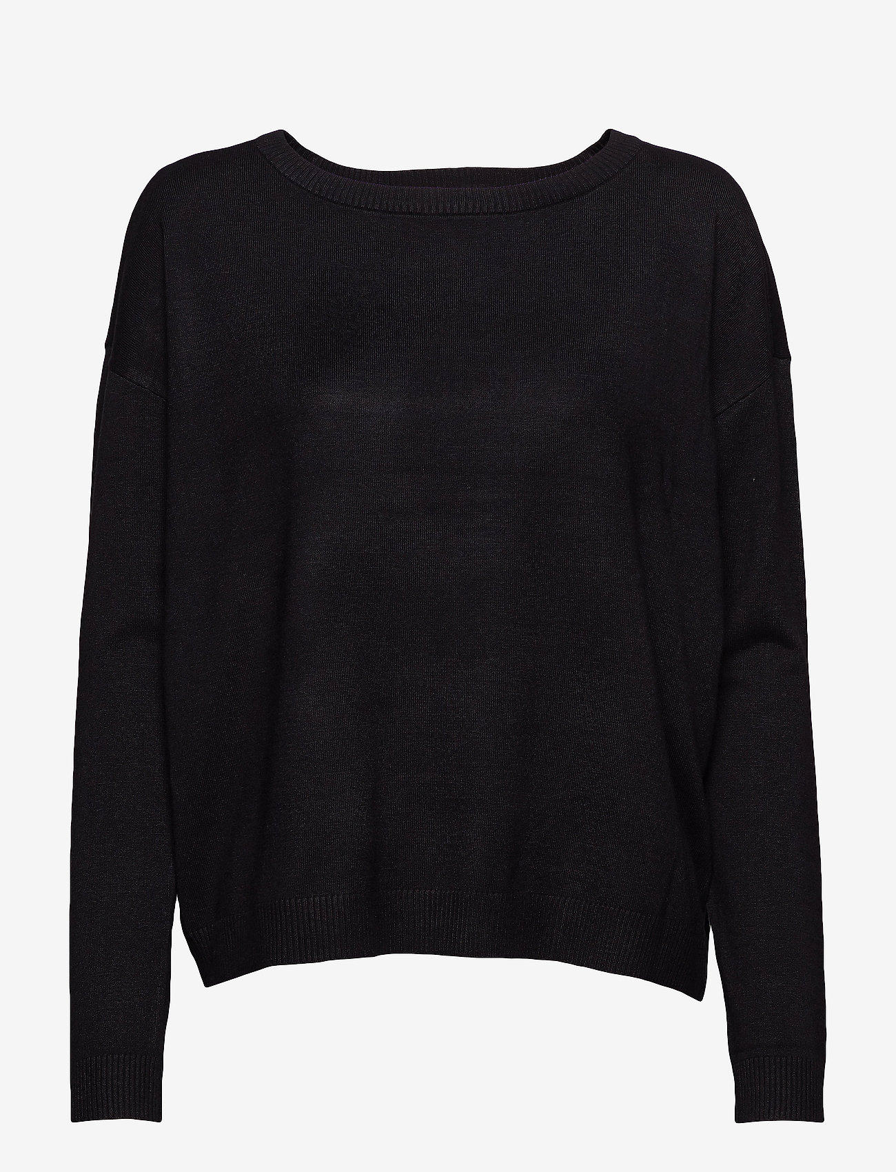Minus - Elne Strik Pullover - pullover - black - 1