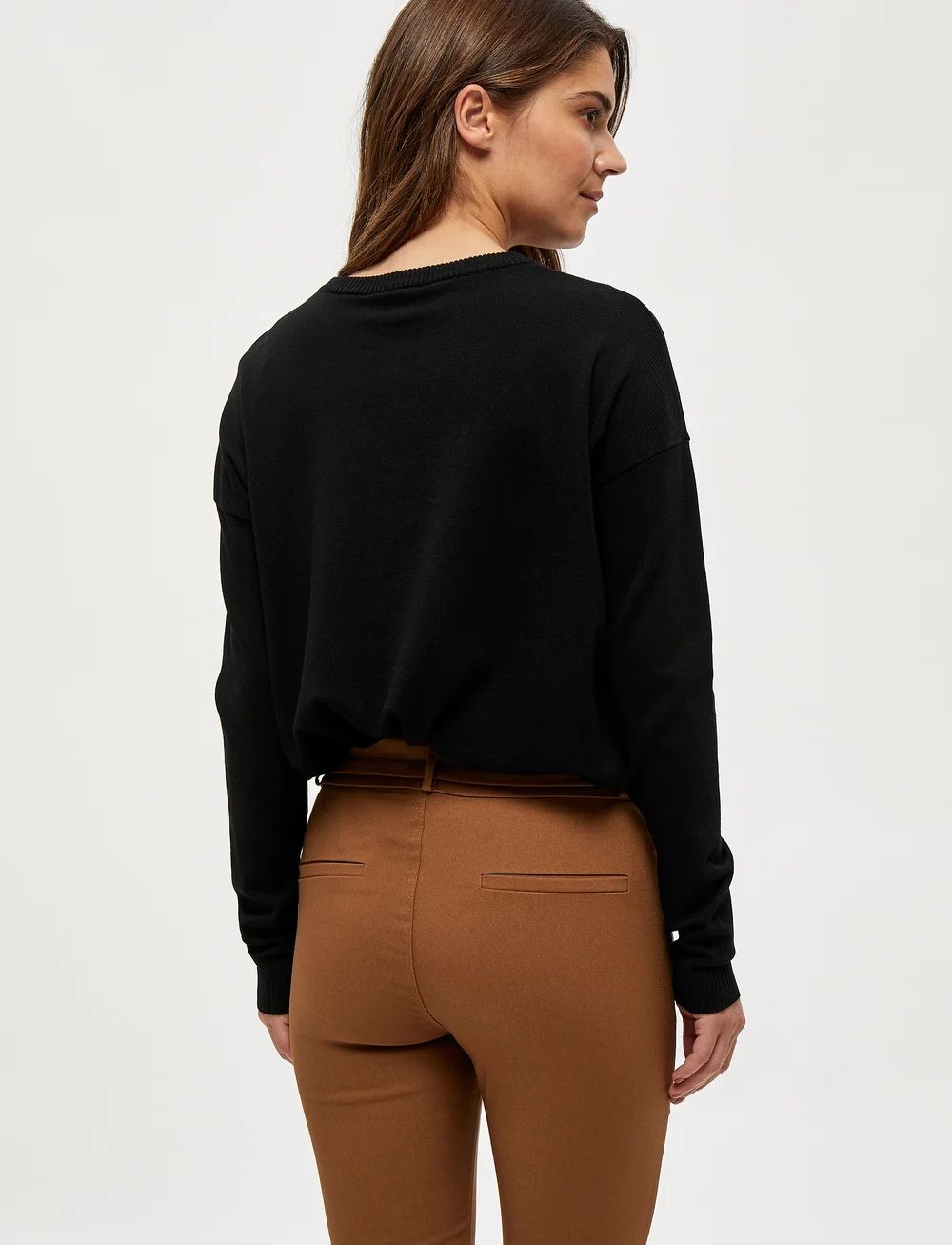 Minus - Elne Strik Pullover - pullover - sort - 5