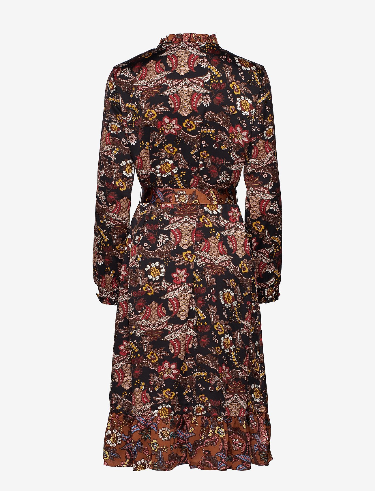 Minus - Cardi dress - autumn bloom black print - 1