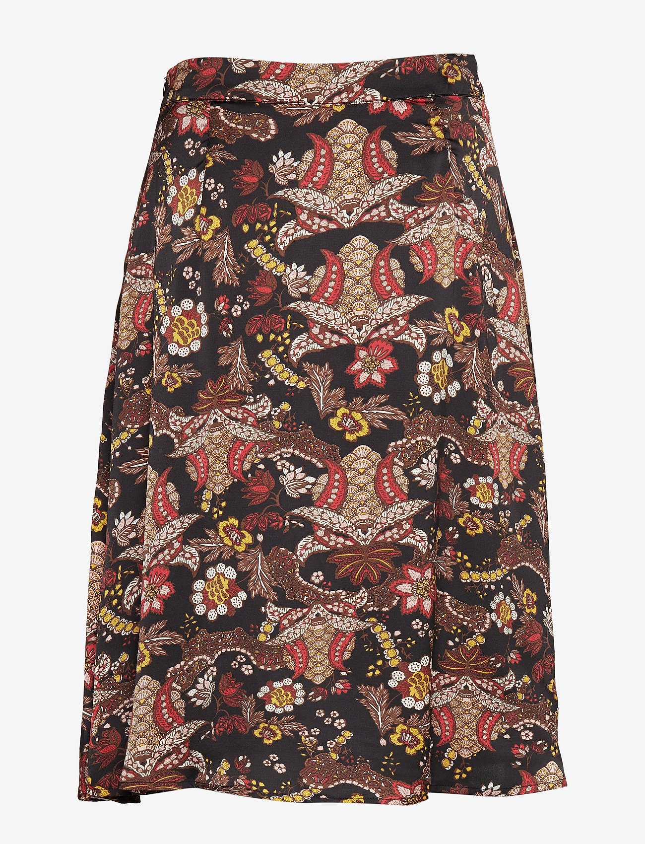 Minus - Cardi skirt - autumn bloom black print - 1