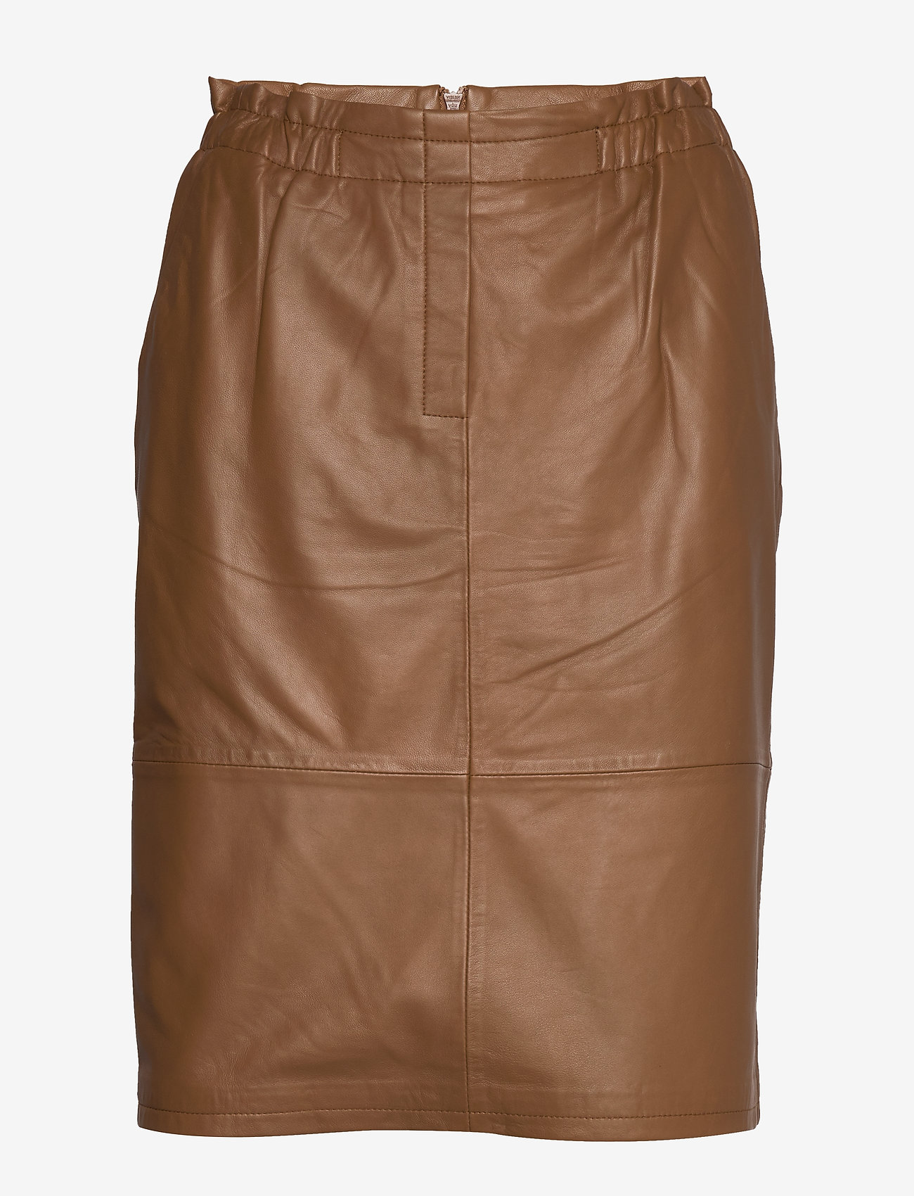 Minus - Paia leather skirt - walnut brown - 0